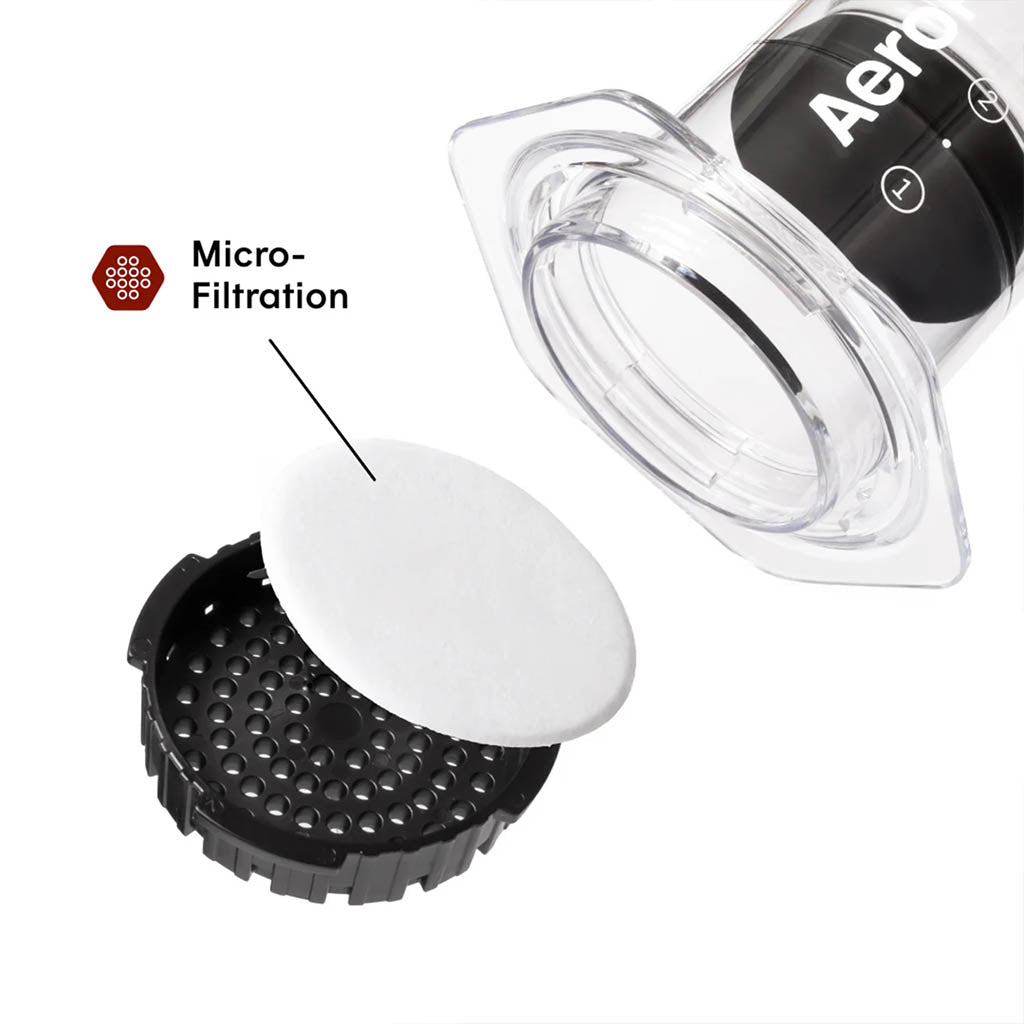 AeroPress Clear Coffee Press AeroPress 90RD05 Coffee Makers One Size / Red