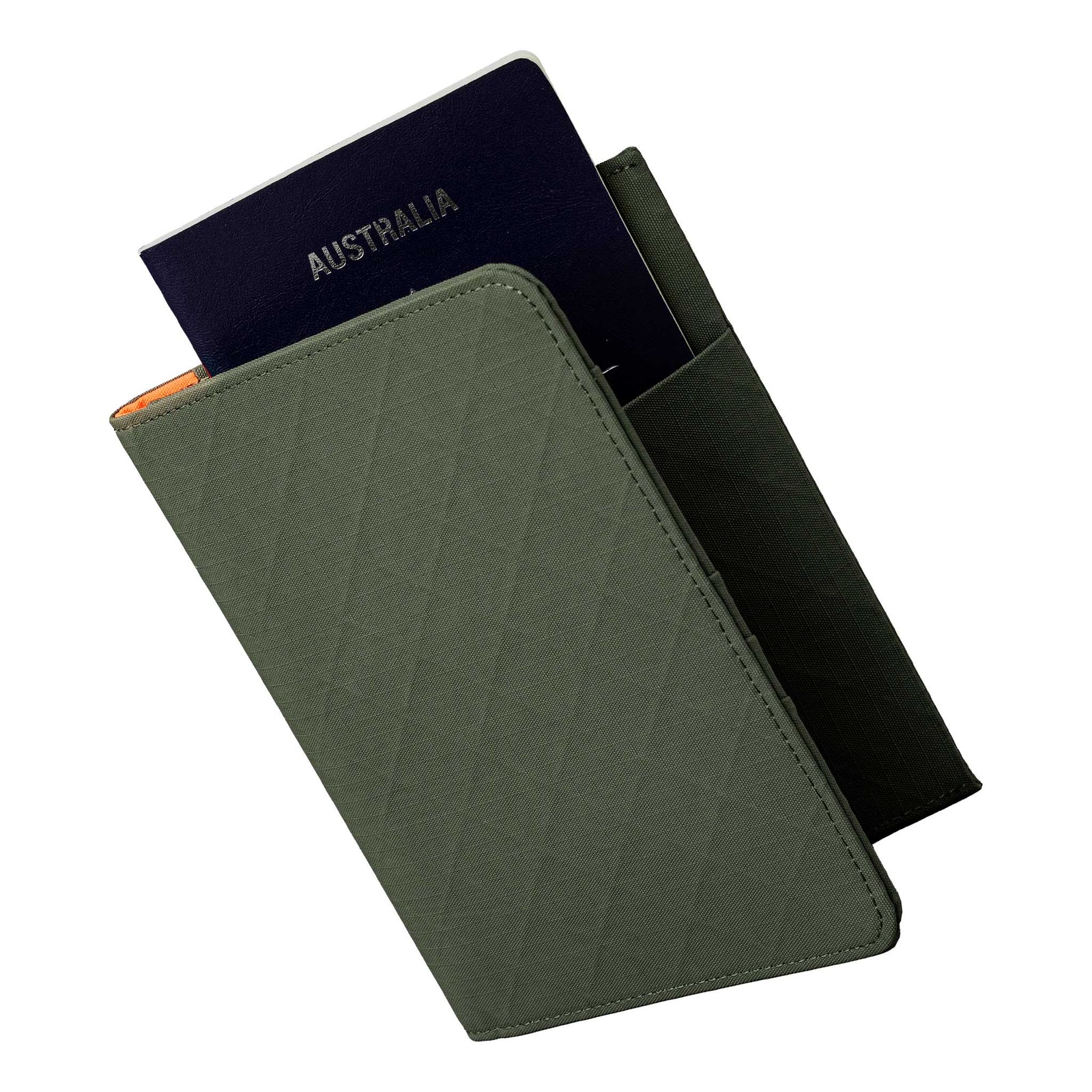 Ark Bifold Passport Wallet Alpaka AD010520526 Wallets One Size / Army Green | Axogrid 210D