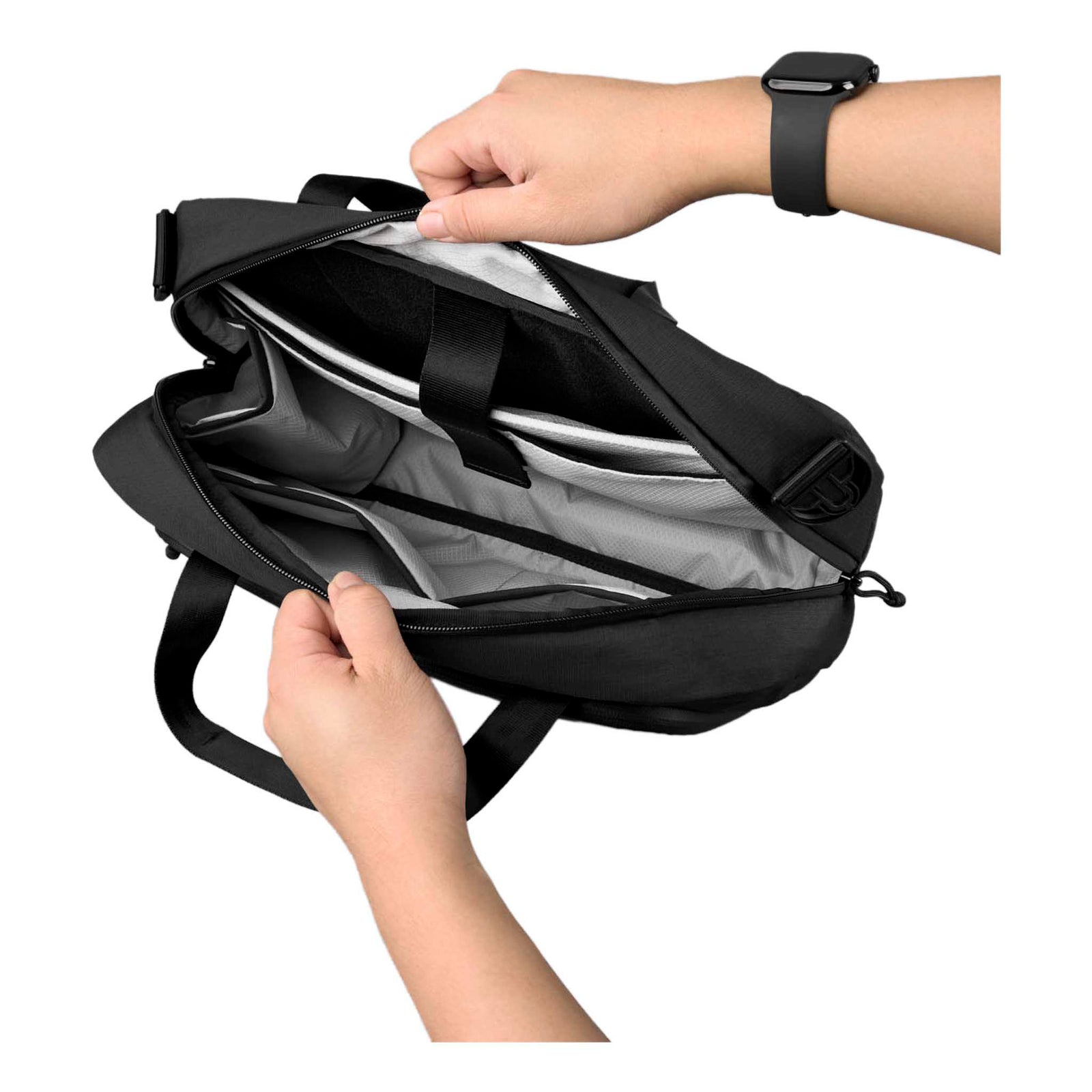 Bravo Brief | 14" Alpaka AA010910124 Briefcases 13L / Black Axoflux 400D Ripstop Nylon