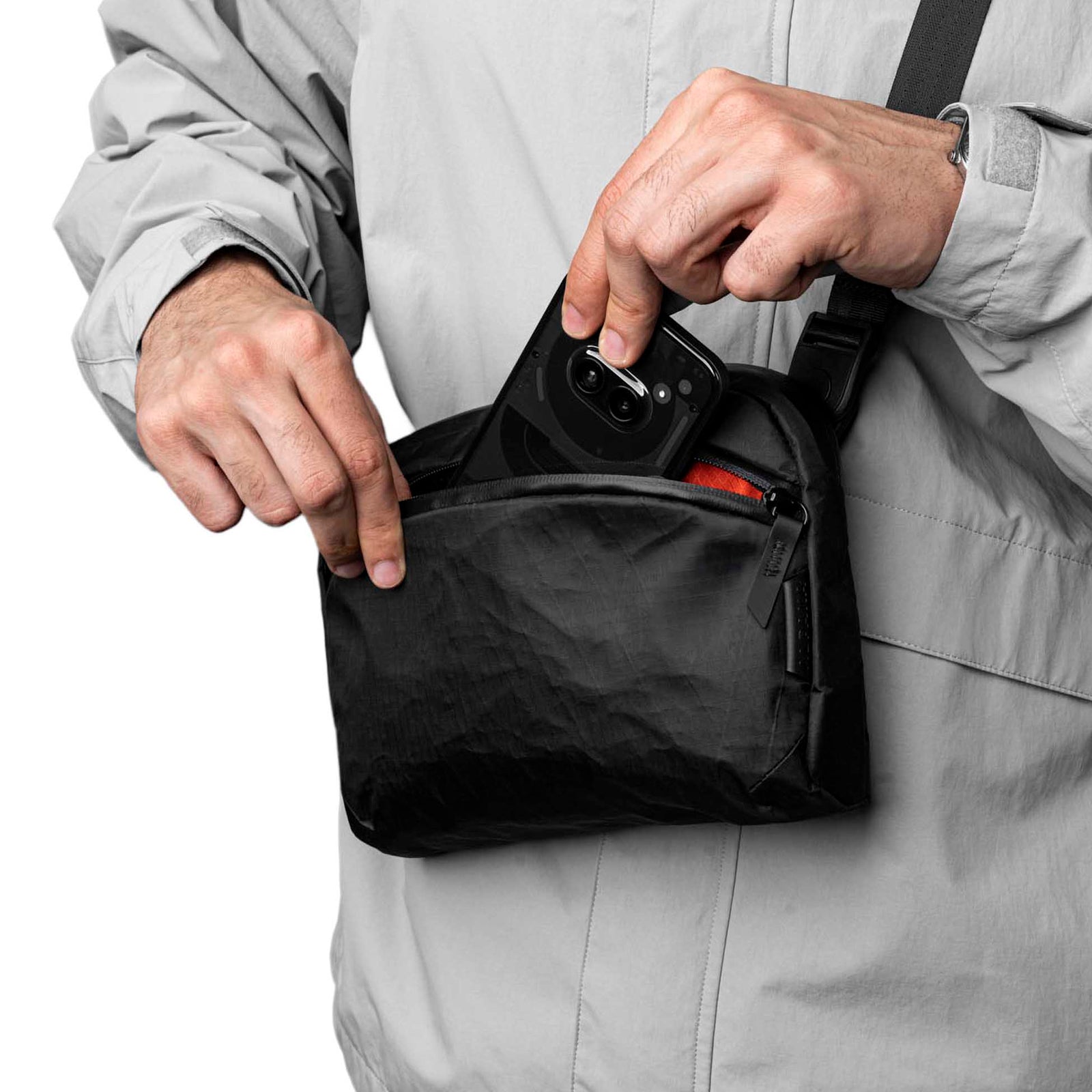 Flight Sling 2L Alpaka AA010460128 Sling Bags 2L / Black | X-Pac VX07 Ripstop