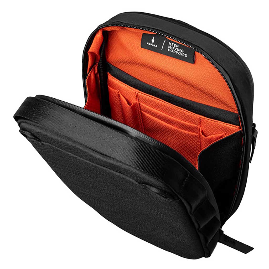 Metro Sling Max Alpaka AD010670106 Sling Bags 3L / Black | X-Pac VX42