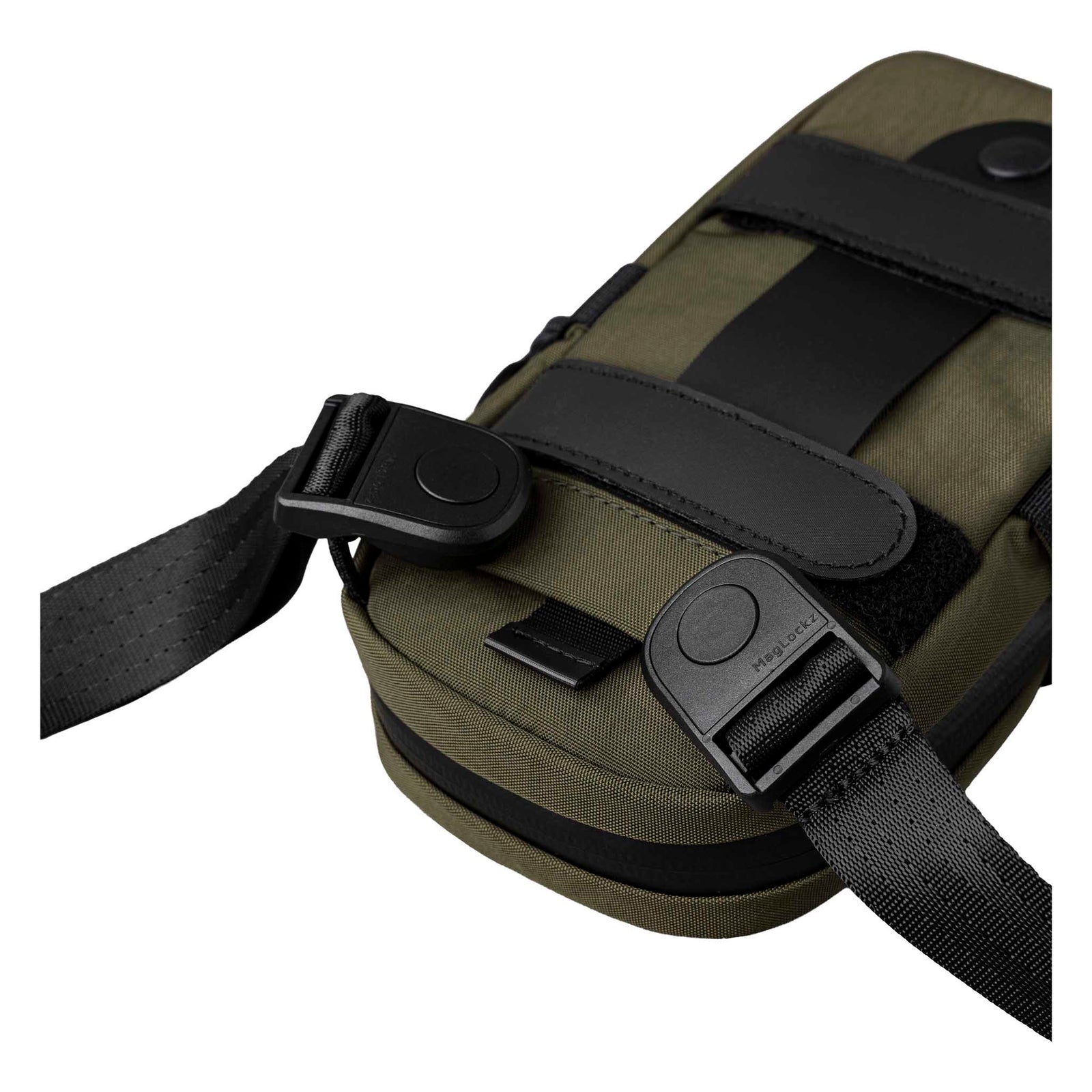Modular Shoulder Pocket Max Alpaka AD010930531 Phone Pockets Max / Green | Axoflux 400D Washed Nylon