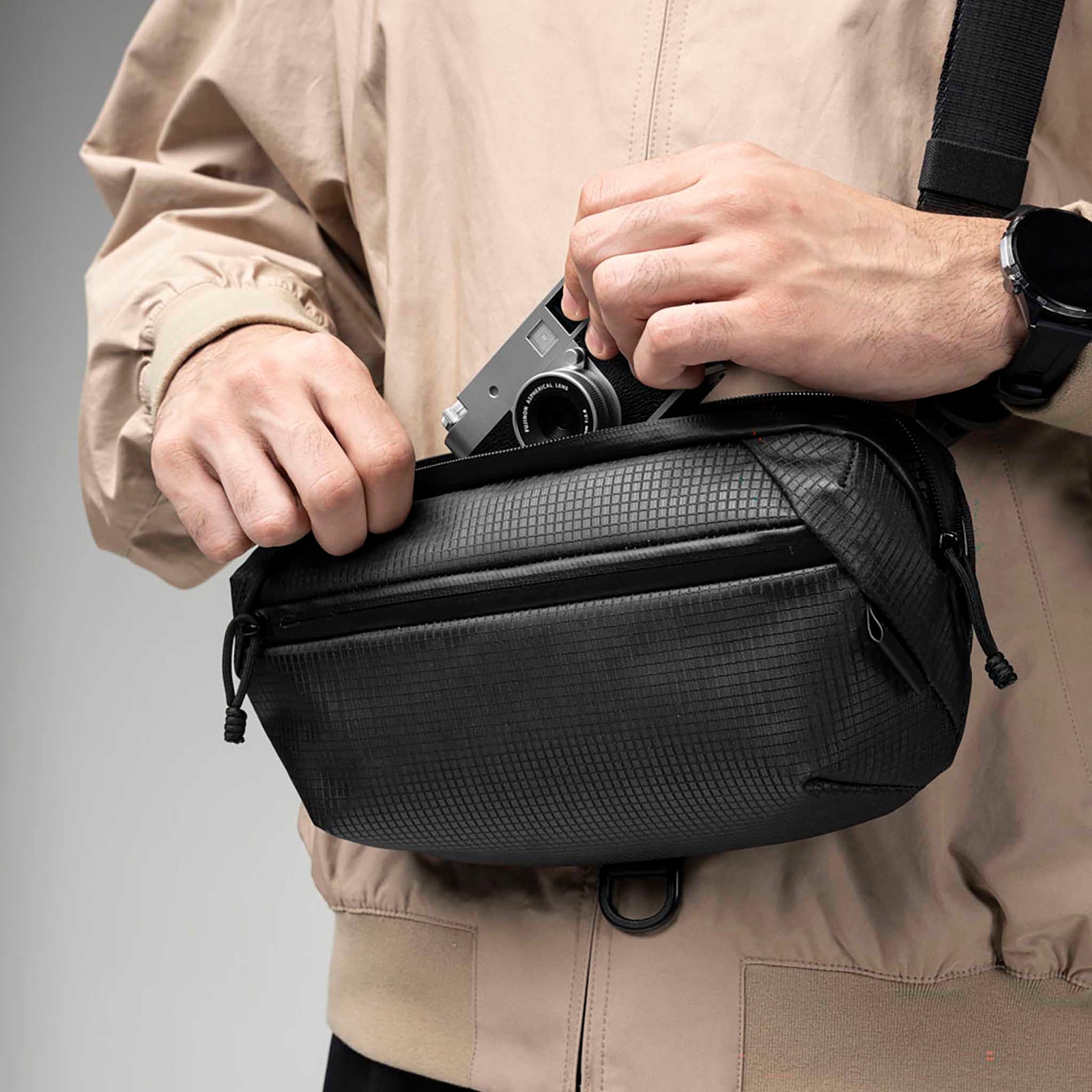 Momentum Sling Alpaka AD010950132 Sling Bags One Size / Axodyne Hybrid Black