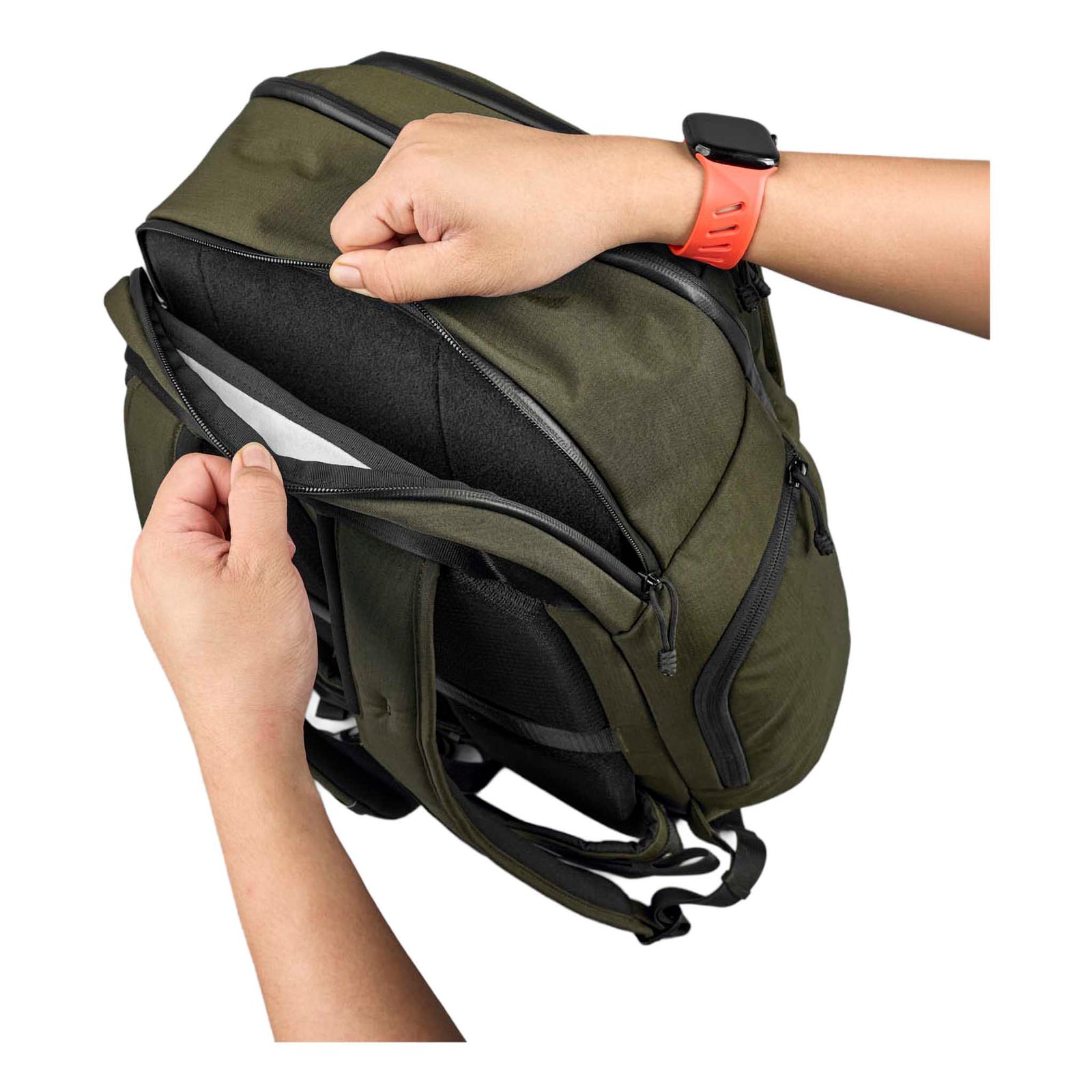 Traverse Backpack 38L Alpaka AA010900524 Backpacks 38L / Green Axoflux 400D Ripstop Nylon