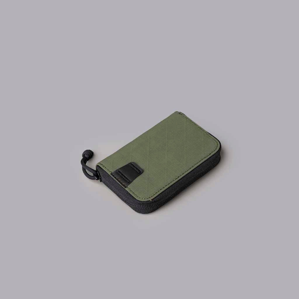 Zip Coin Wallet Alpaka AD010800526 Wallets One Size / Green | Axogrid 210D