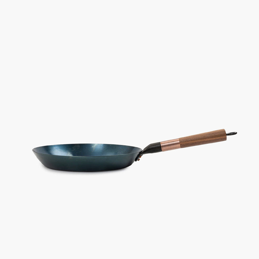 Blue Carbon Steel Skillet Barebones Living Pots & Pans