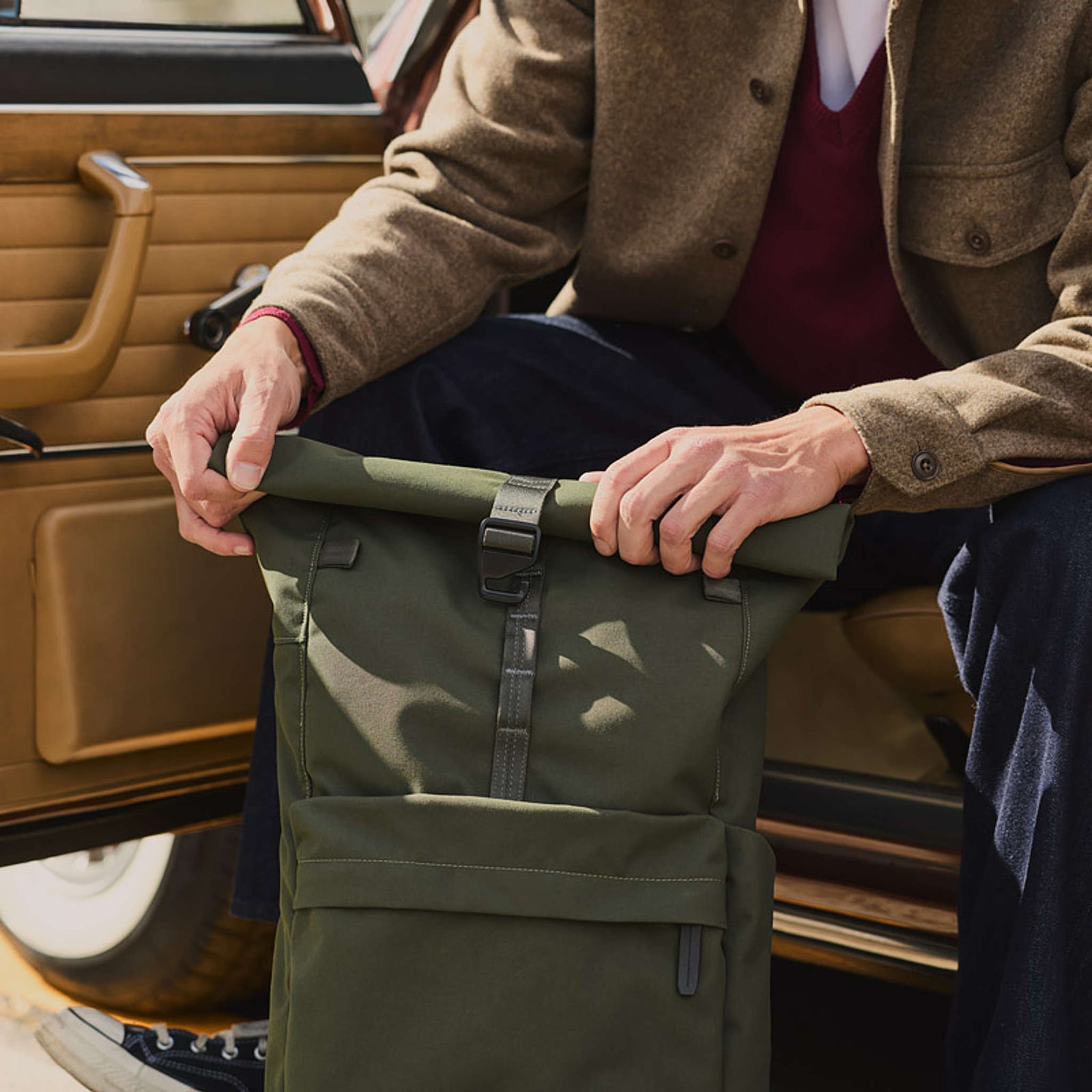 Classic Rolltop Bellroy BCRA-OLI-244 Backpacks 16L / Olive
