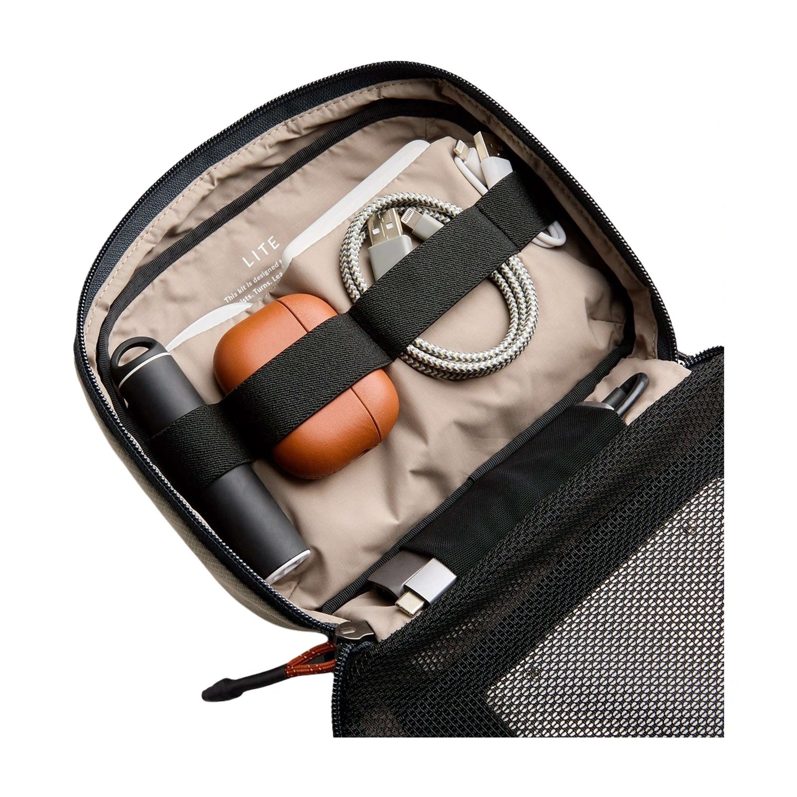 Lite Tech Kit Bellroy ELKA-ASH-234 Tech Pouches One Size / Ash