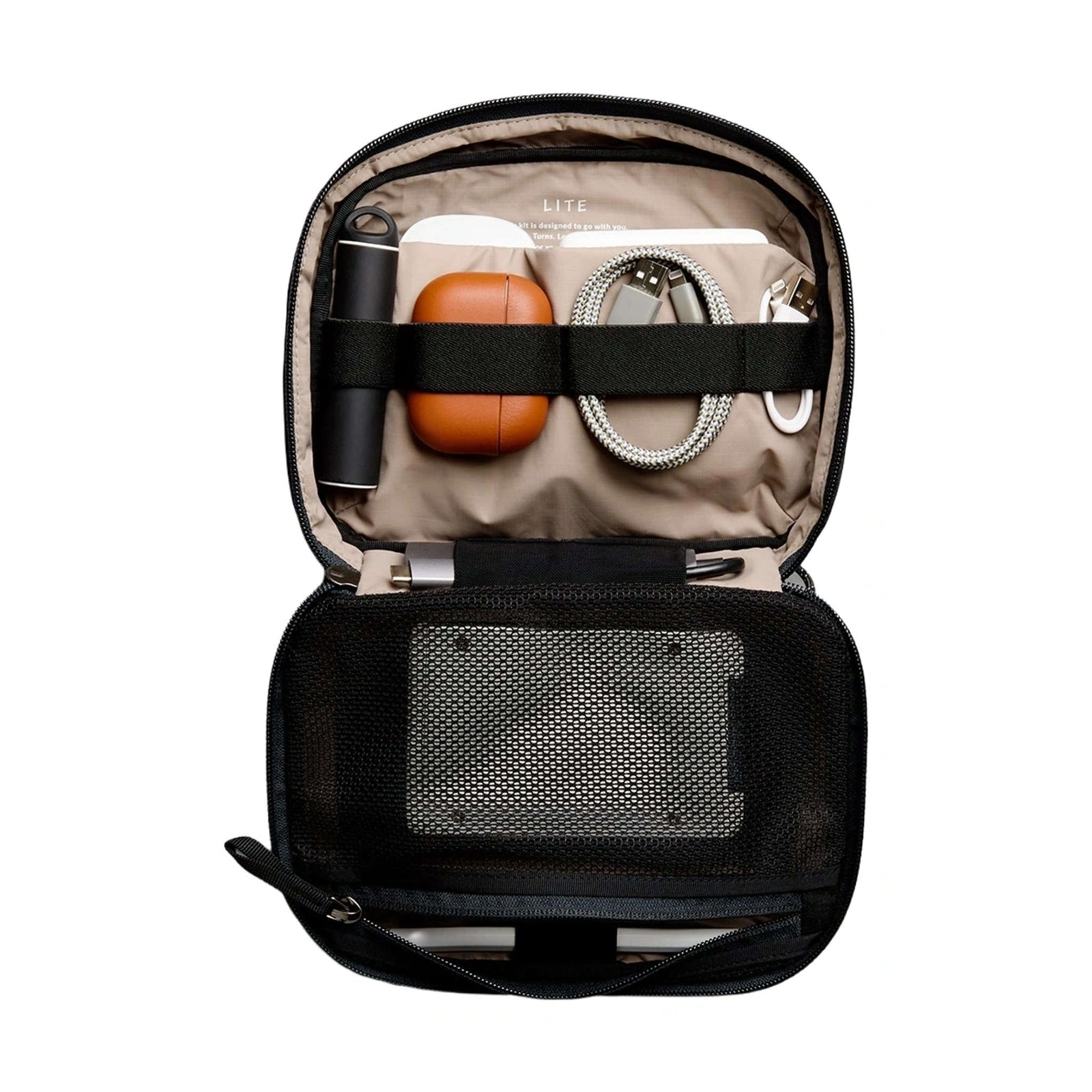 Lite Tech Kit Bellroy ELKA-BLK-234 Tech Pouches One Size / Black