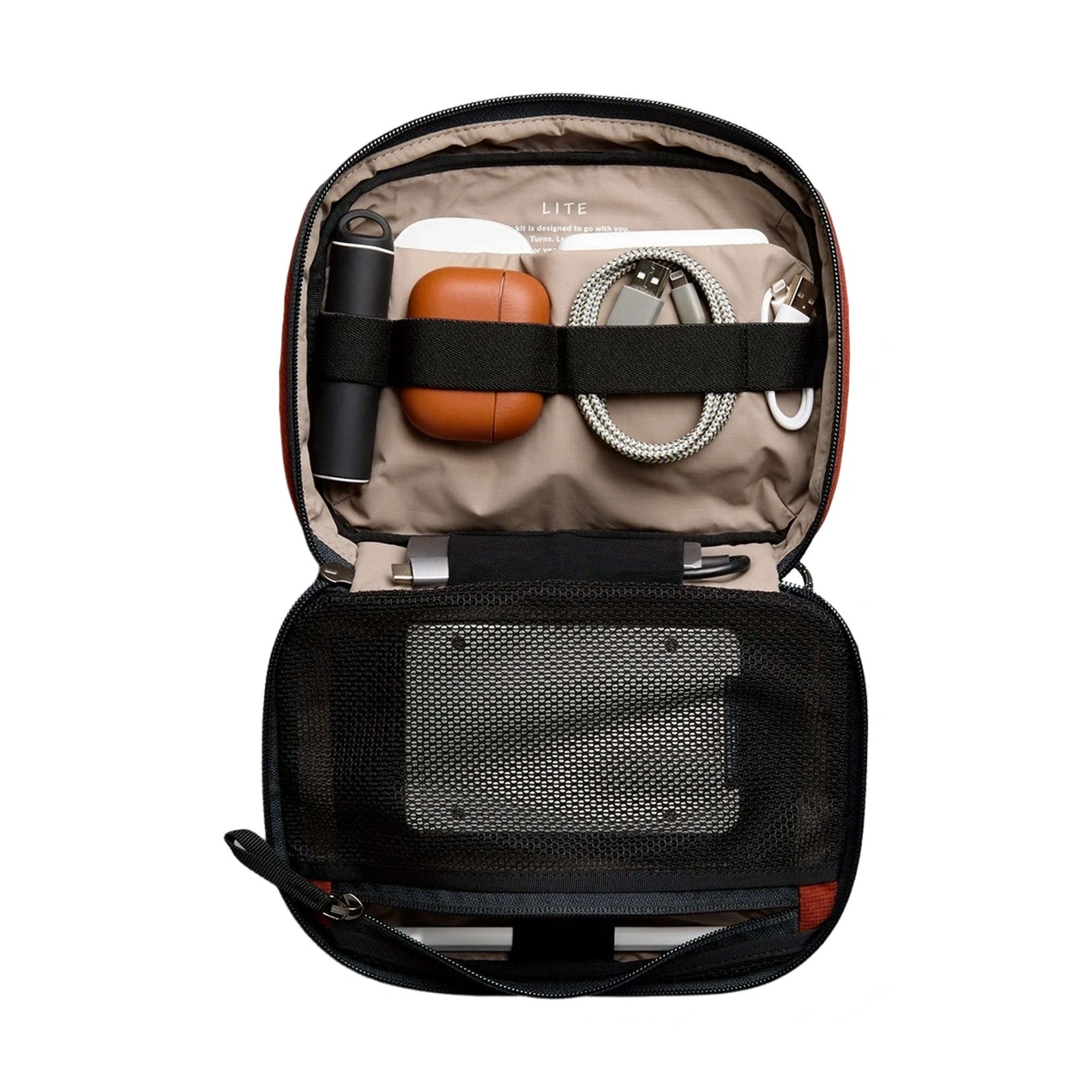 Lite Tech Kit Bellroy ELKA-CLY-234 Tech Pouches One Size / Clay