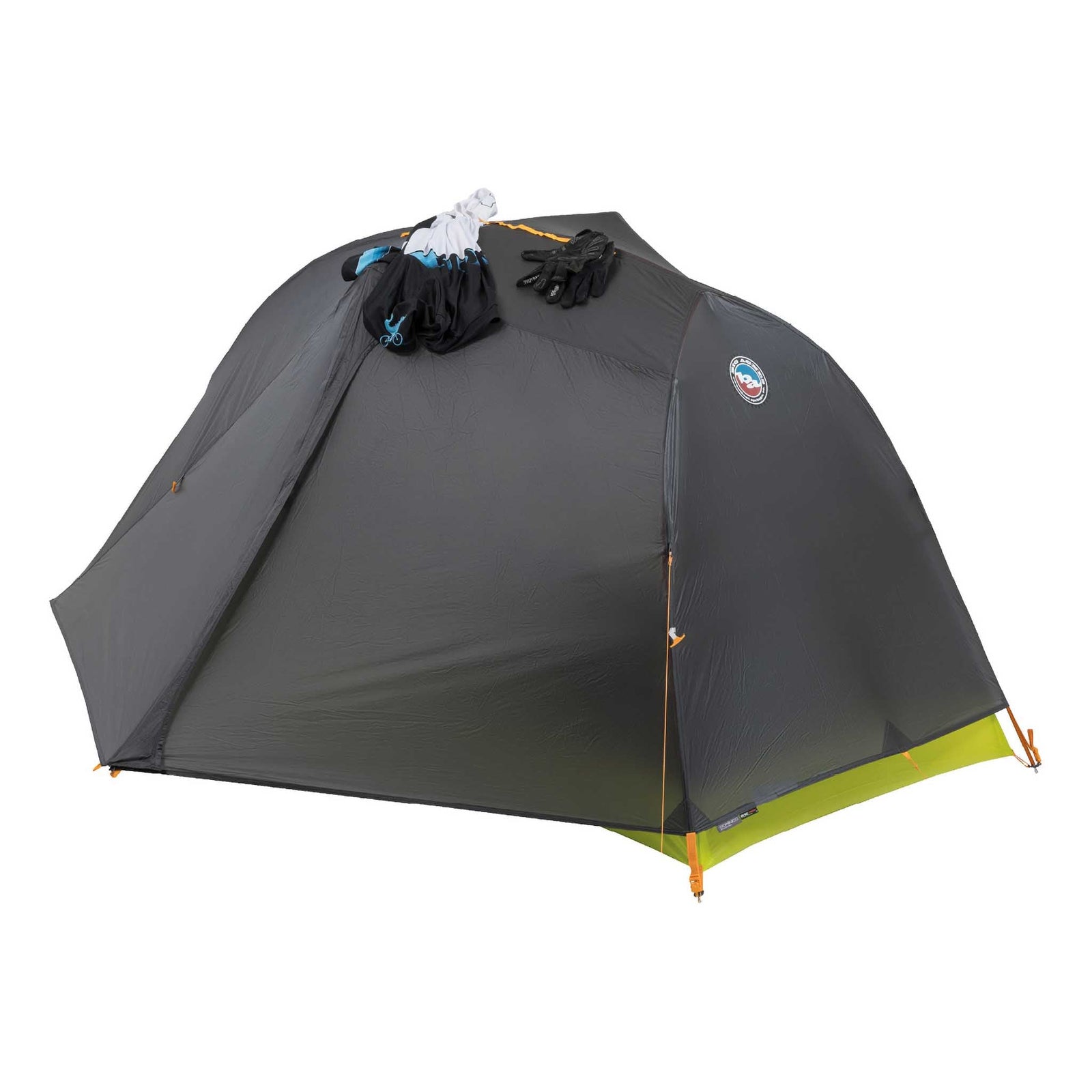 Tiger Wall UL1 Bikepack Big Agnes TTWBP126 Tents 1P / Asphalt/Evening Primrose