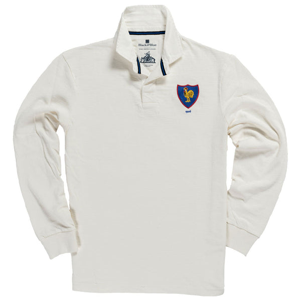 France 1906 Away Rugby Shirt Black & Blue 1871 Rugby Shirts