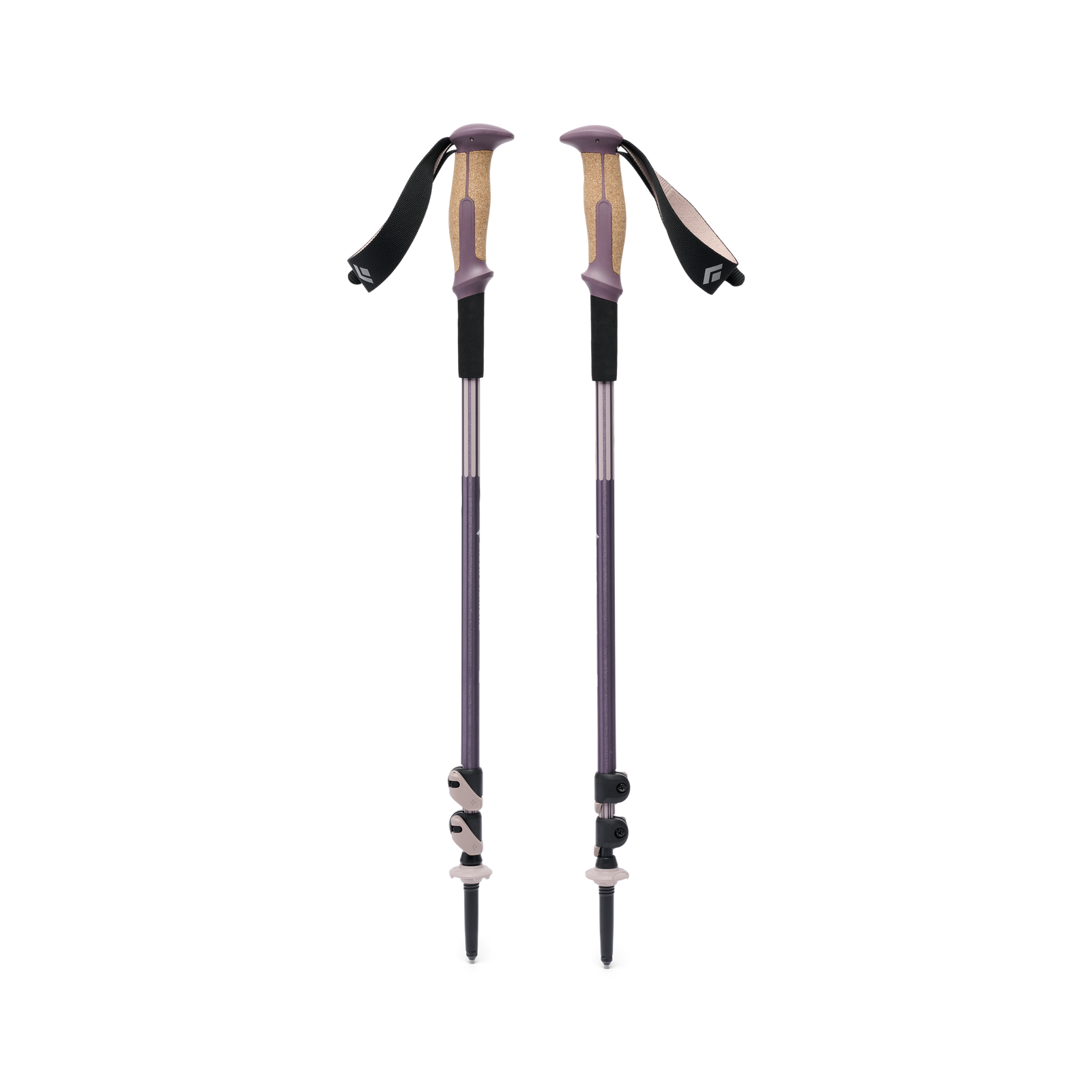 Trail Vista Shock Trek Poles Black Diamond BD1125616048ALL1 Trekking Poles 100-140 cm / Dark Mauve