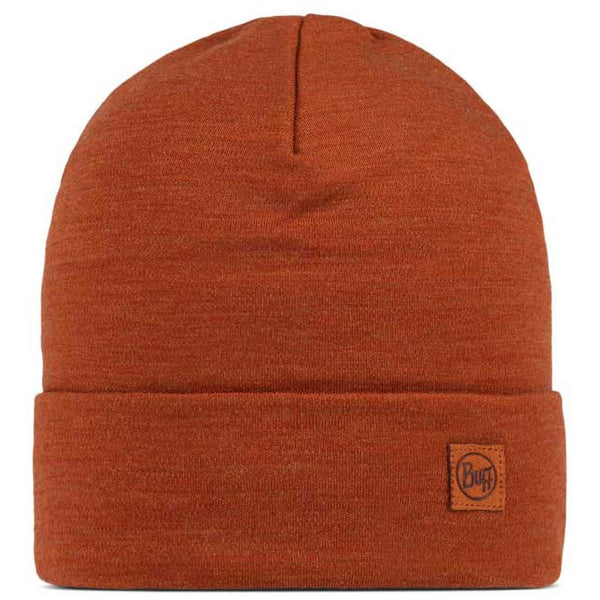 Merino Heavyweight Beanie BUFF 111170.330 Beanies One Size / Cinnamon