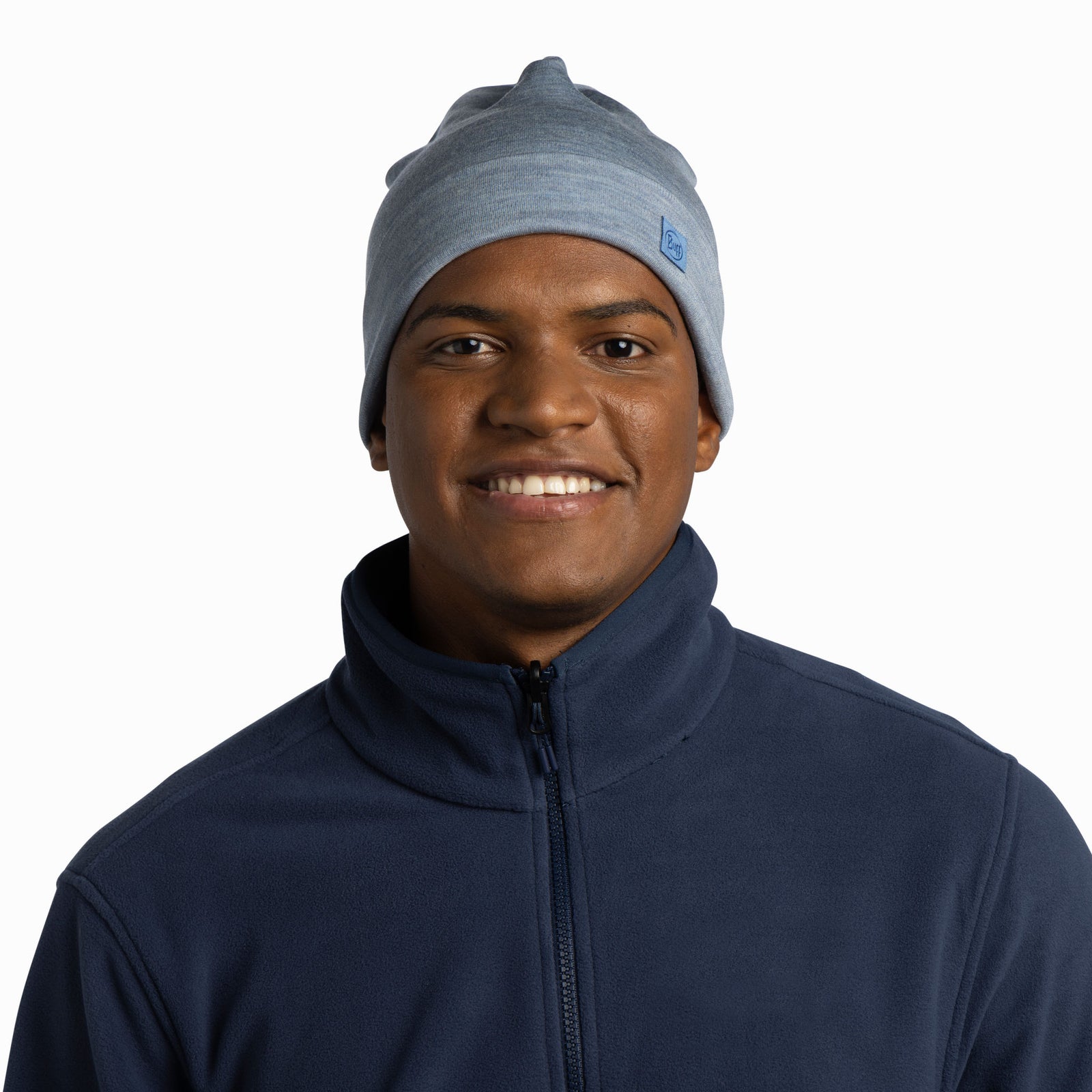 Merino Heavyweight Beanie BUFF 111170.704 Beanies One Size / Light Blue