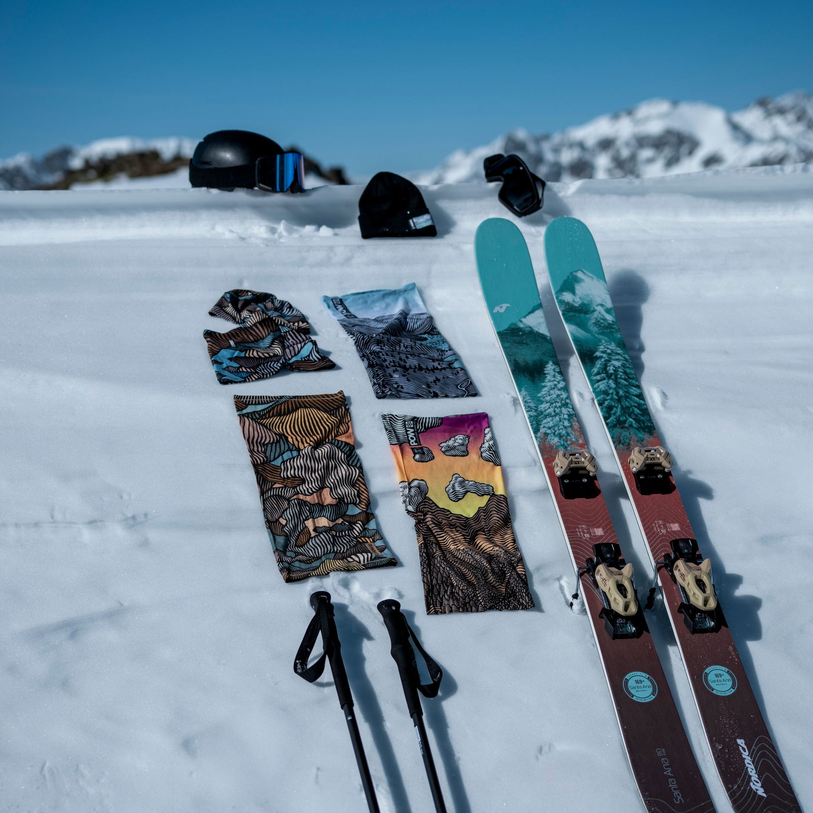 Merino Lightweight Prints BUFF 139175.555 Neck Gaiters One Size / Arlof Pow