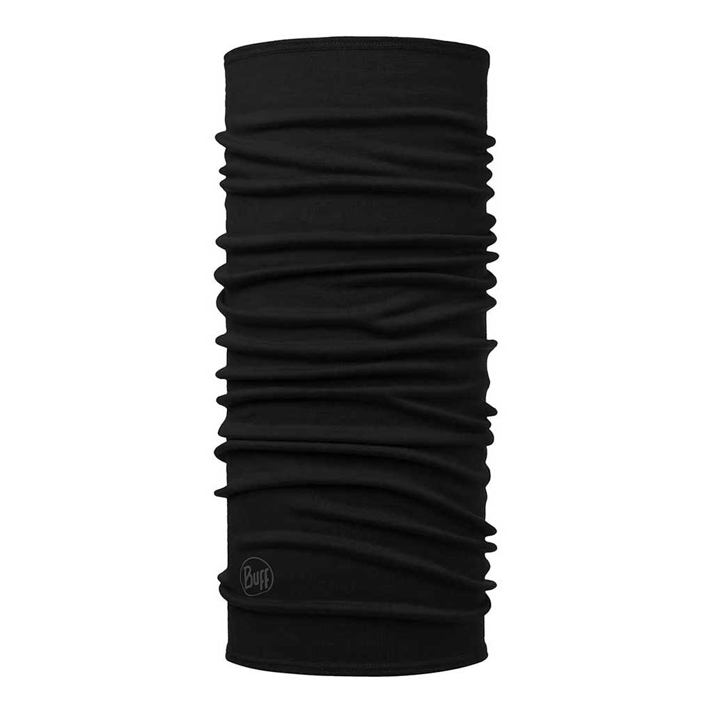Merino Midweight BUFF 113023.999 Neck Gaiters One Size / Solid Black