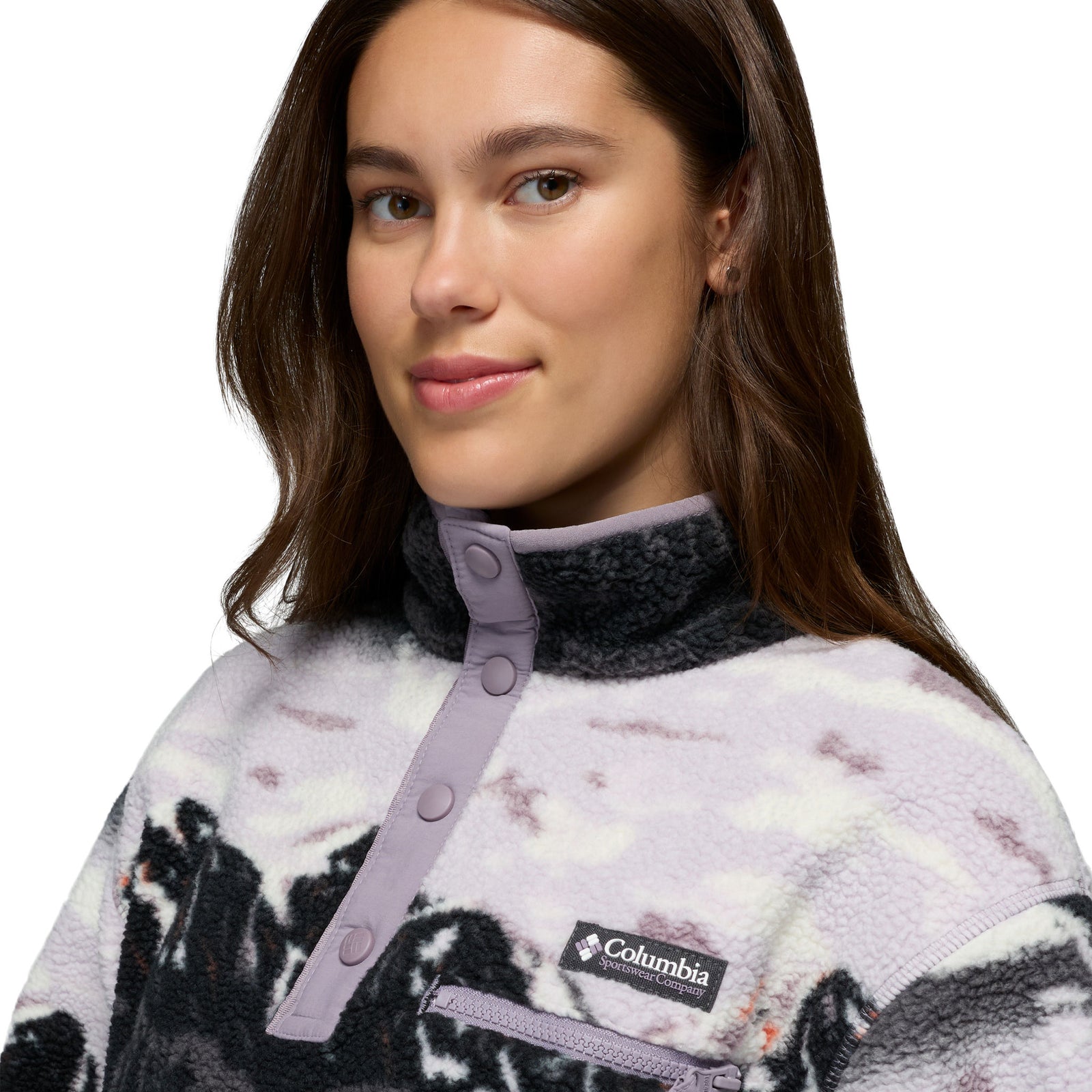 Helvetia™ II Printed Cropped Half Snap | Women's Columbia Women's Hoodies