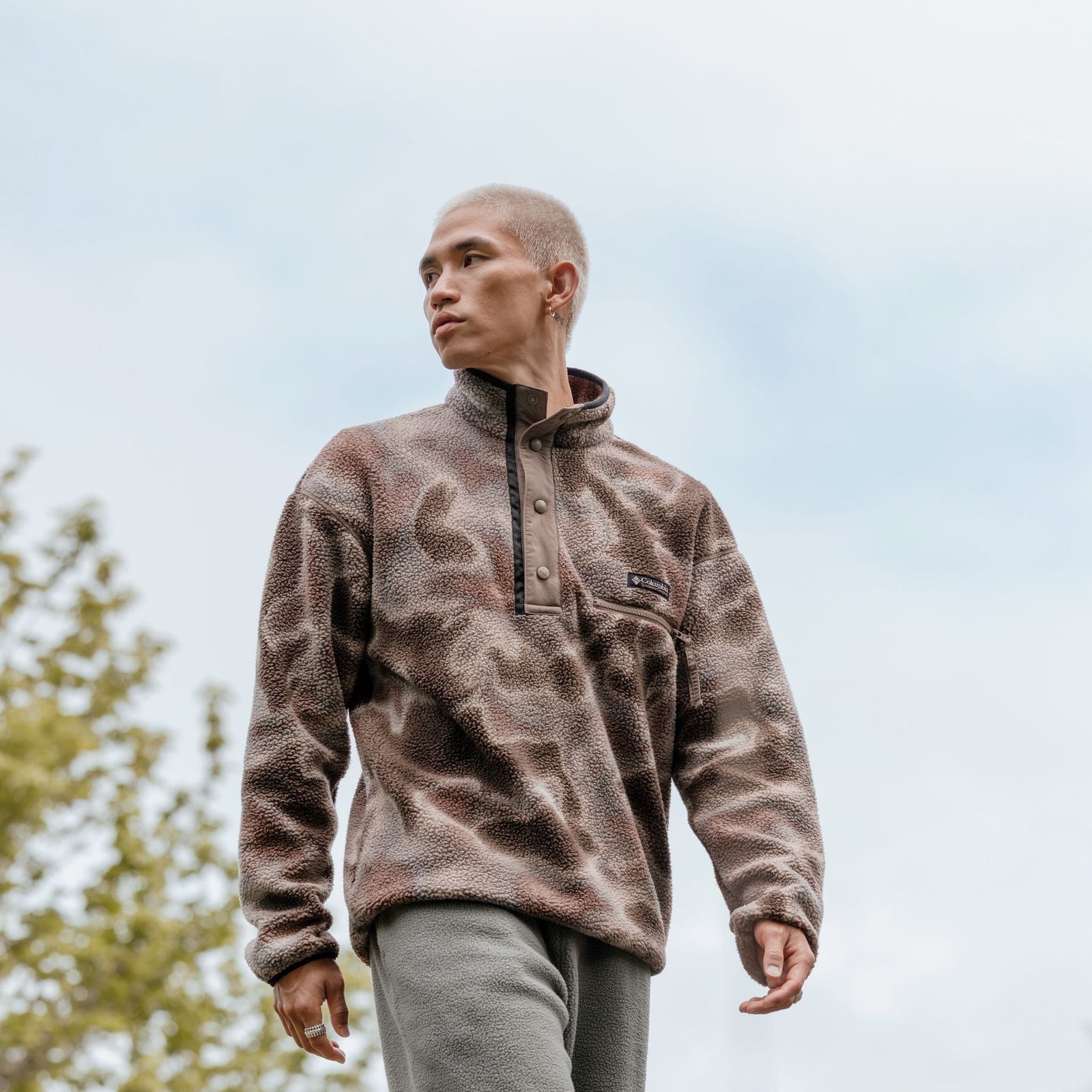Helvetia™ II Printed Half Snap Fleece | Men's Columbia Men's Hoodies