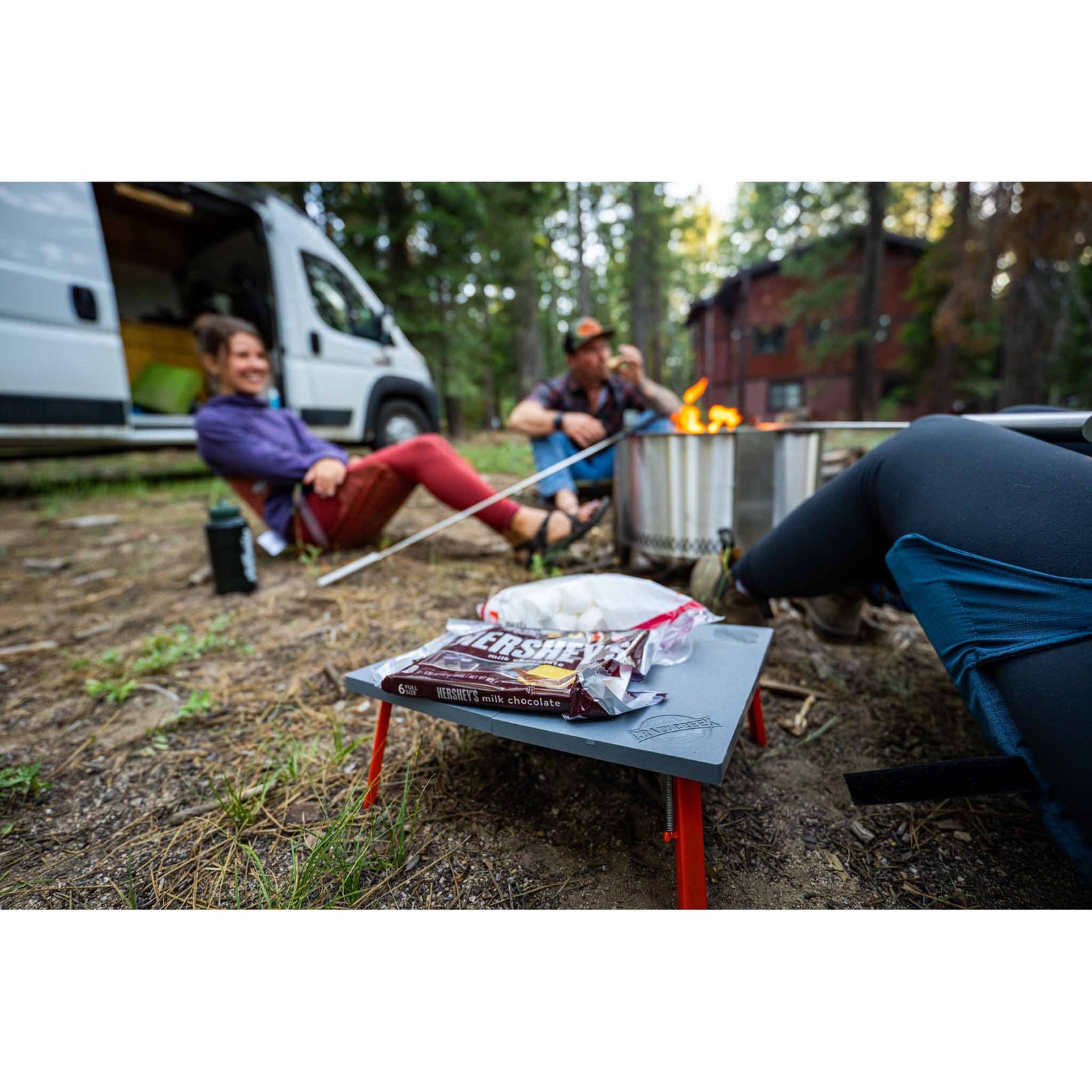 Pack Table Crazy Creek 8800-900 Outdoor Tables One Size / Grey Cement