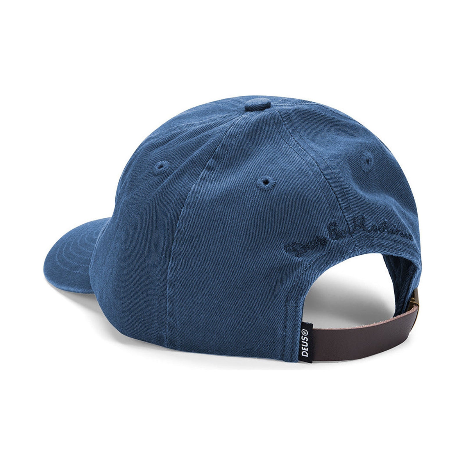Pill Logo Dad Cap Deus Ex Machina D261MHA174060800 Caps & Hats OS / Mechanic Blue
