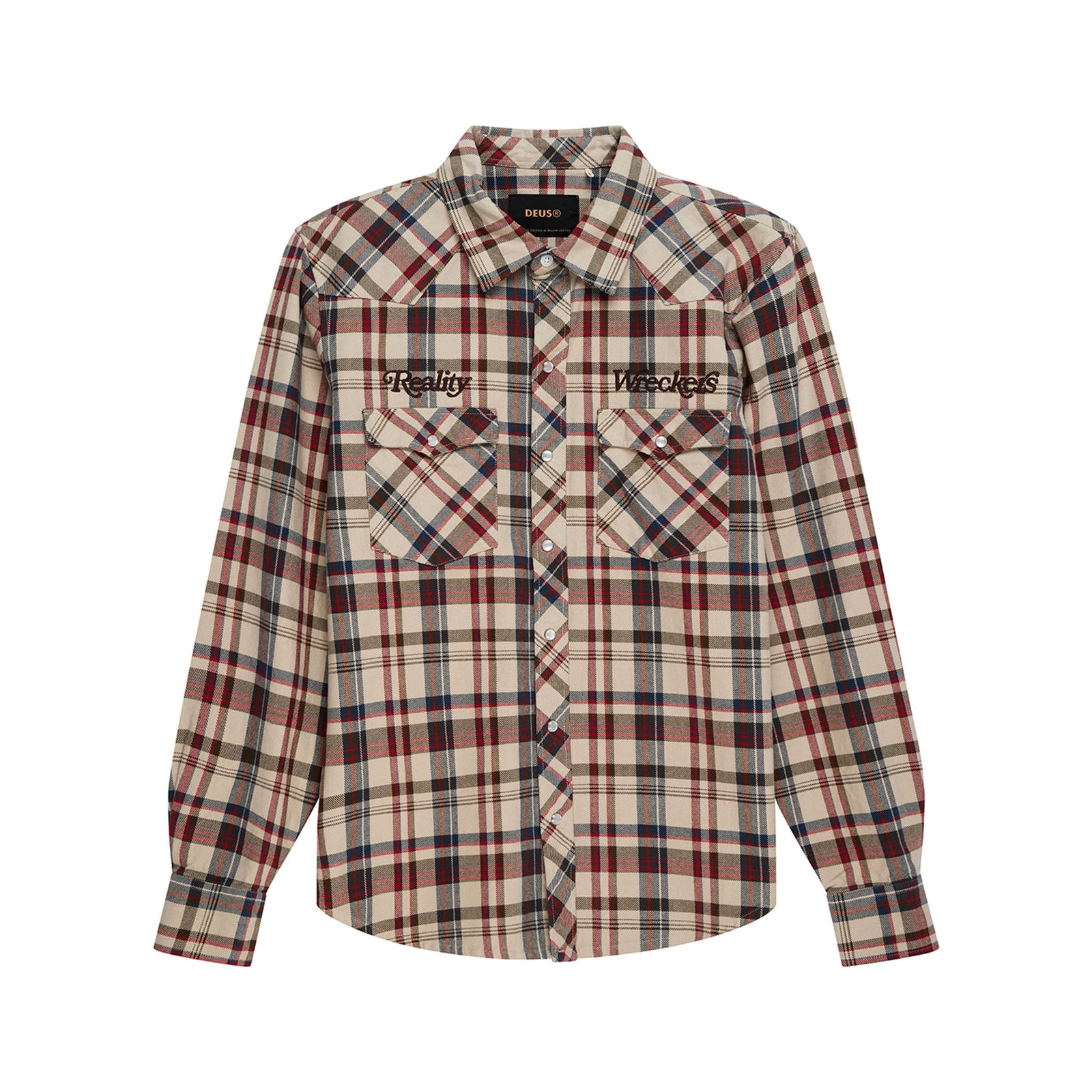 Reality Wreckers Check Shirt | Men's Deus Ex Machina Men's Shirts