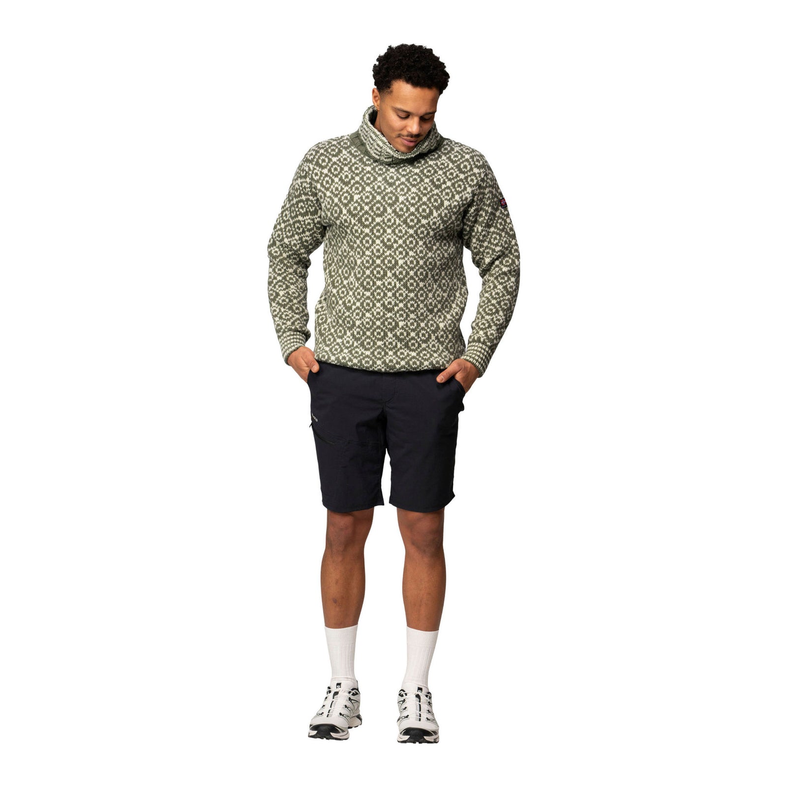 Svalbard Wool High Neck Devold Unisex Knitted Jumpers