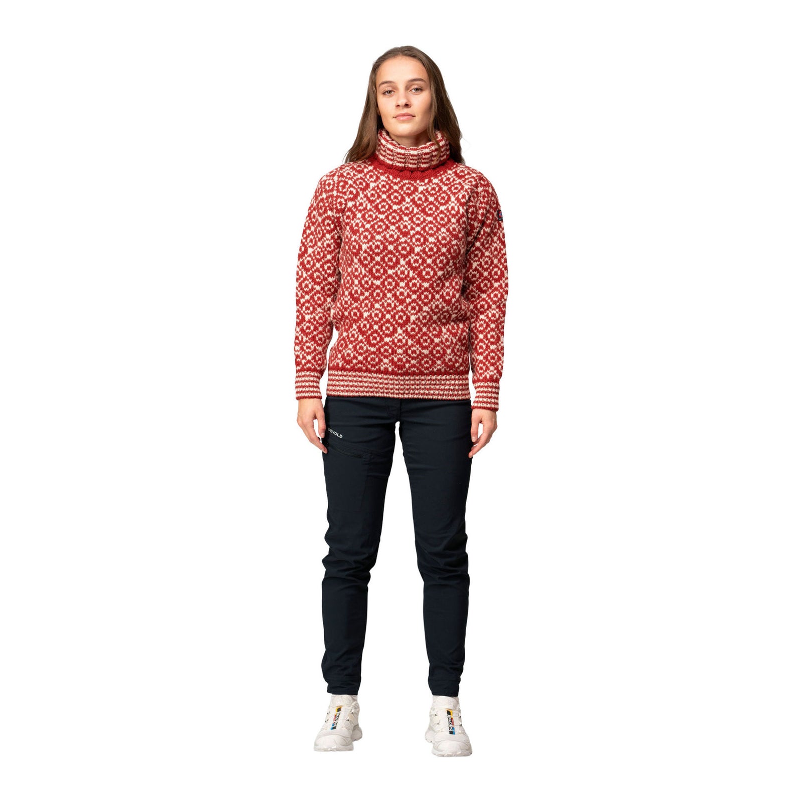 Svalbard Wool High Neck Devold Unisex Knitted Jumpers
