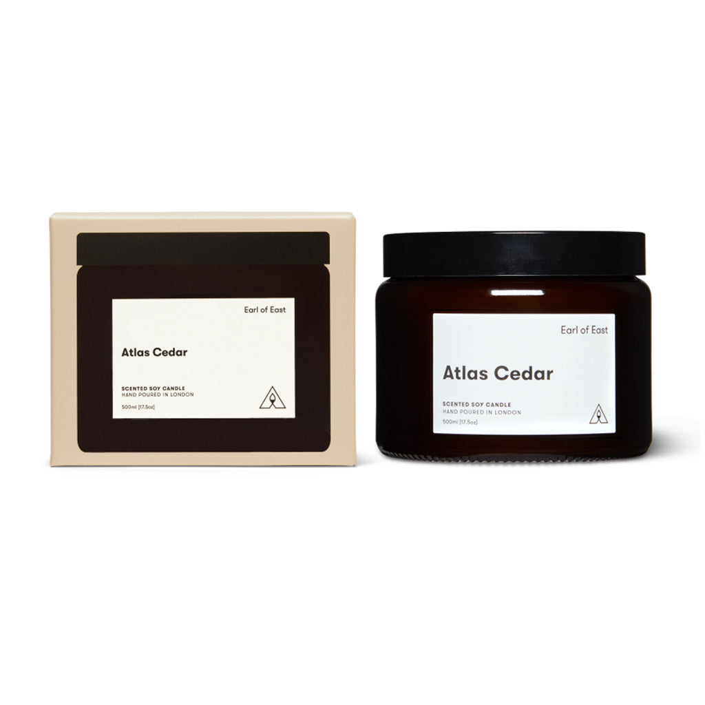 Soy Wax Candle | Atlas Cedar Earl of East Candles
