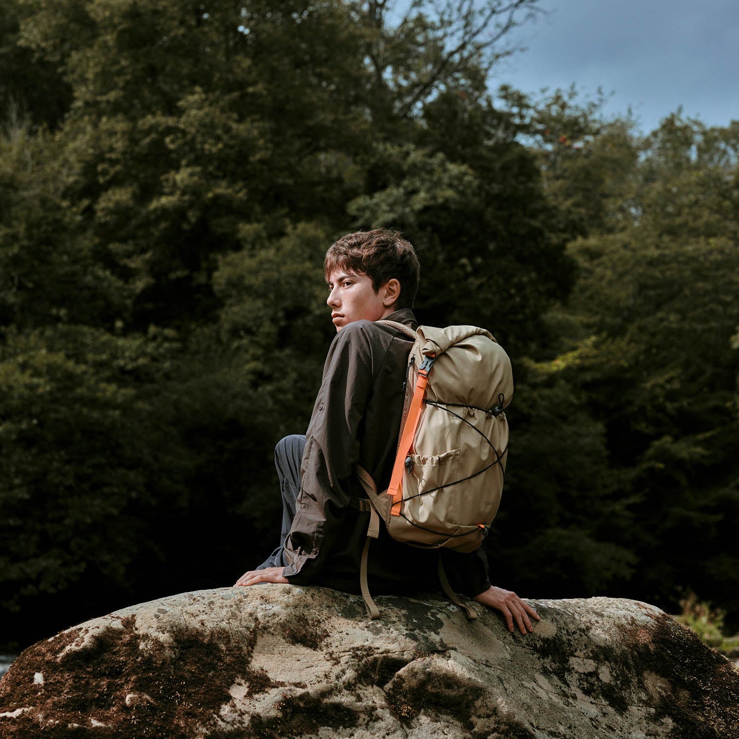 Buckden Roll Top Backpack Elliker 34052-SAND Backpacks 24L / Sand