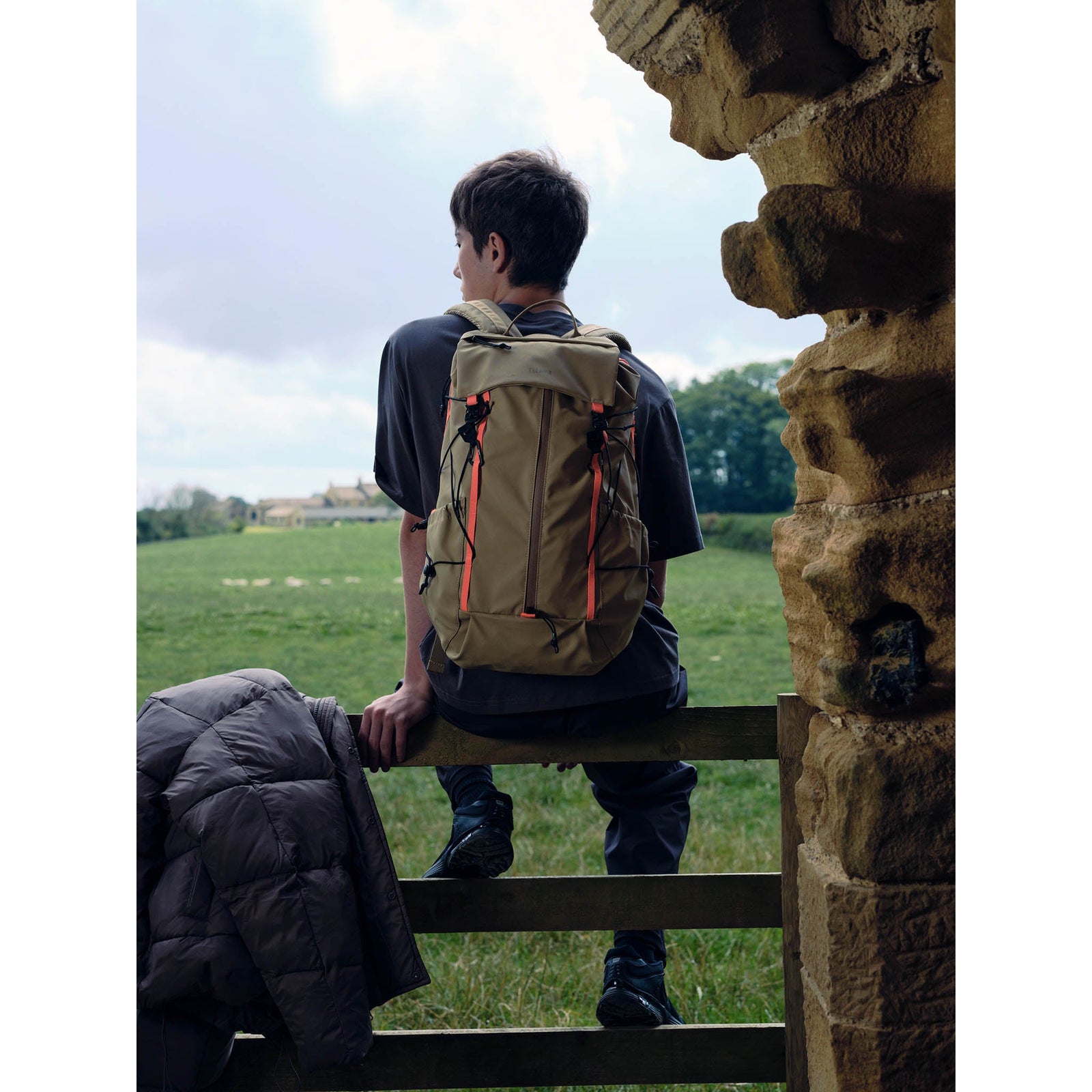Cautley Backpack Elliker 34053-KHAKI Backpacks 23L / Khaki