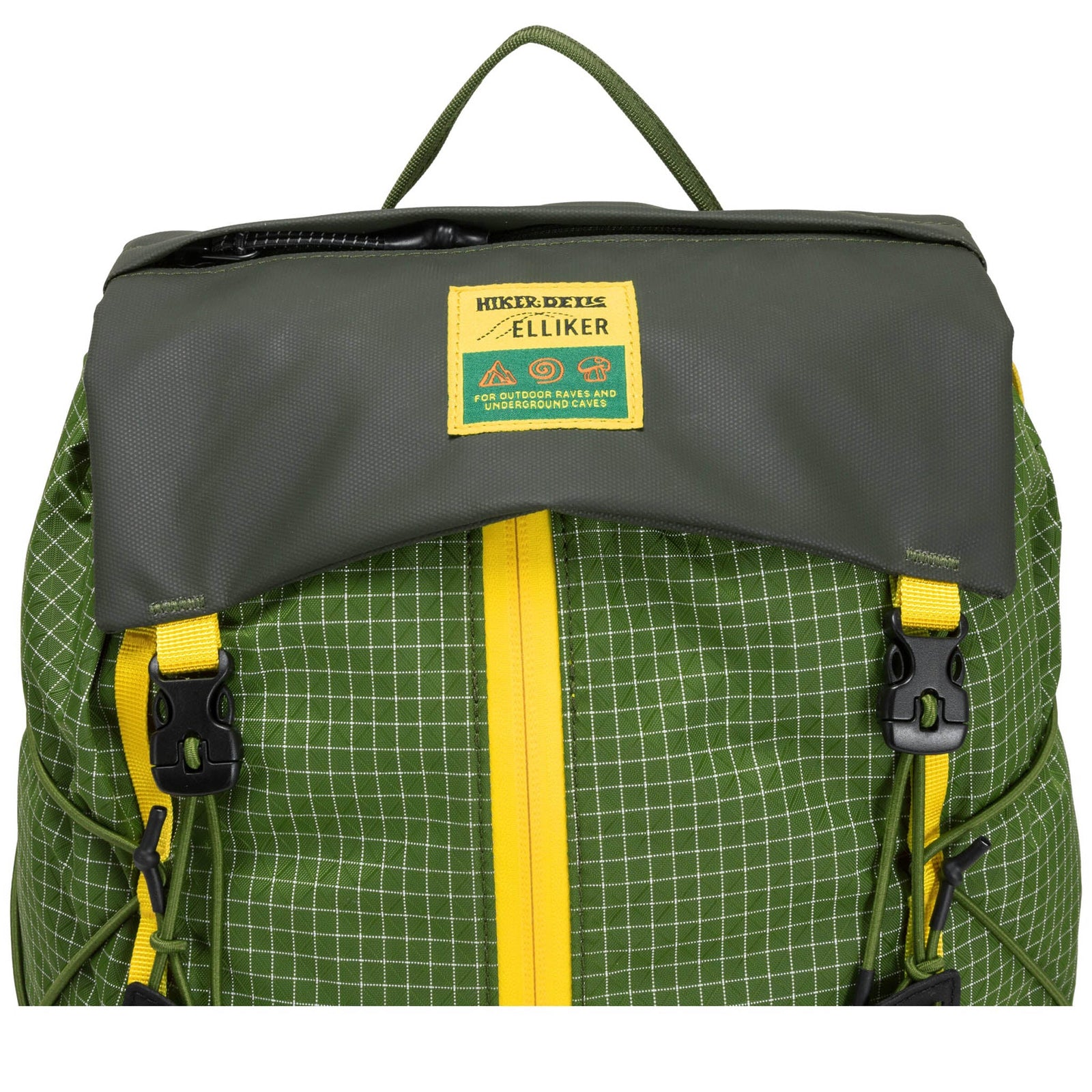 Cautley | Hikerdelic Backpack Elliker 34065-GRN-YELLOW Backpacks 23L / Green-Yellow
