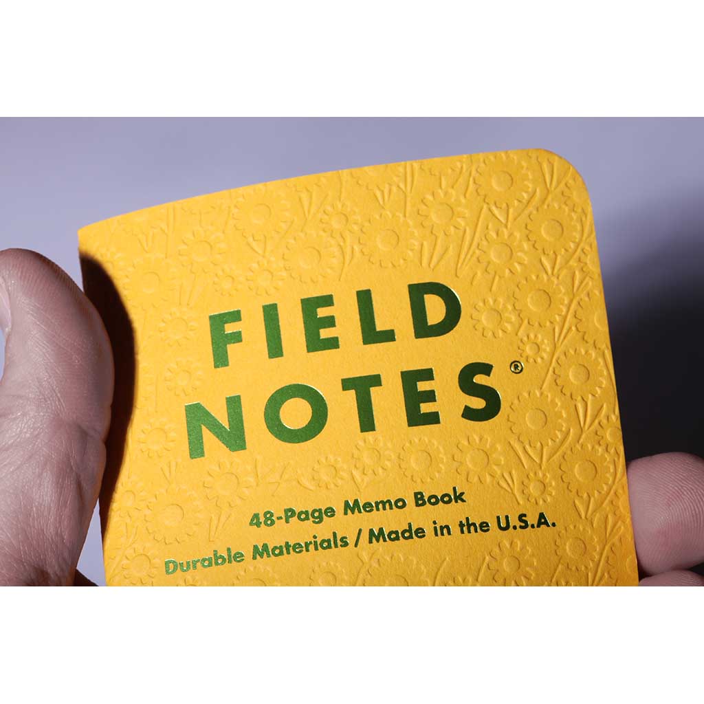 Signs of Spring Dot-Graph Paper (3-Pack) Field Notes FNC-54 Notebooks One Size / Yellow