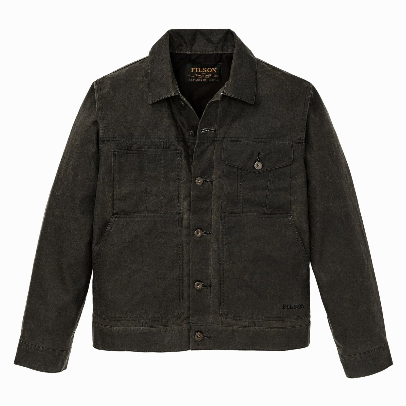 Tin Cloth Short Lined Cruiser Filson Men's Jackets