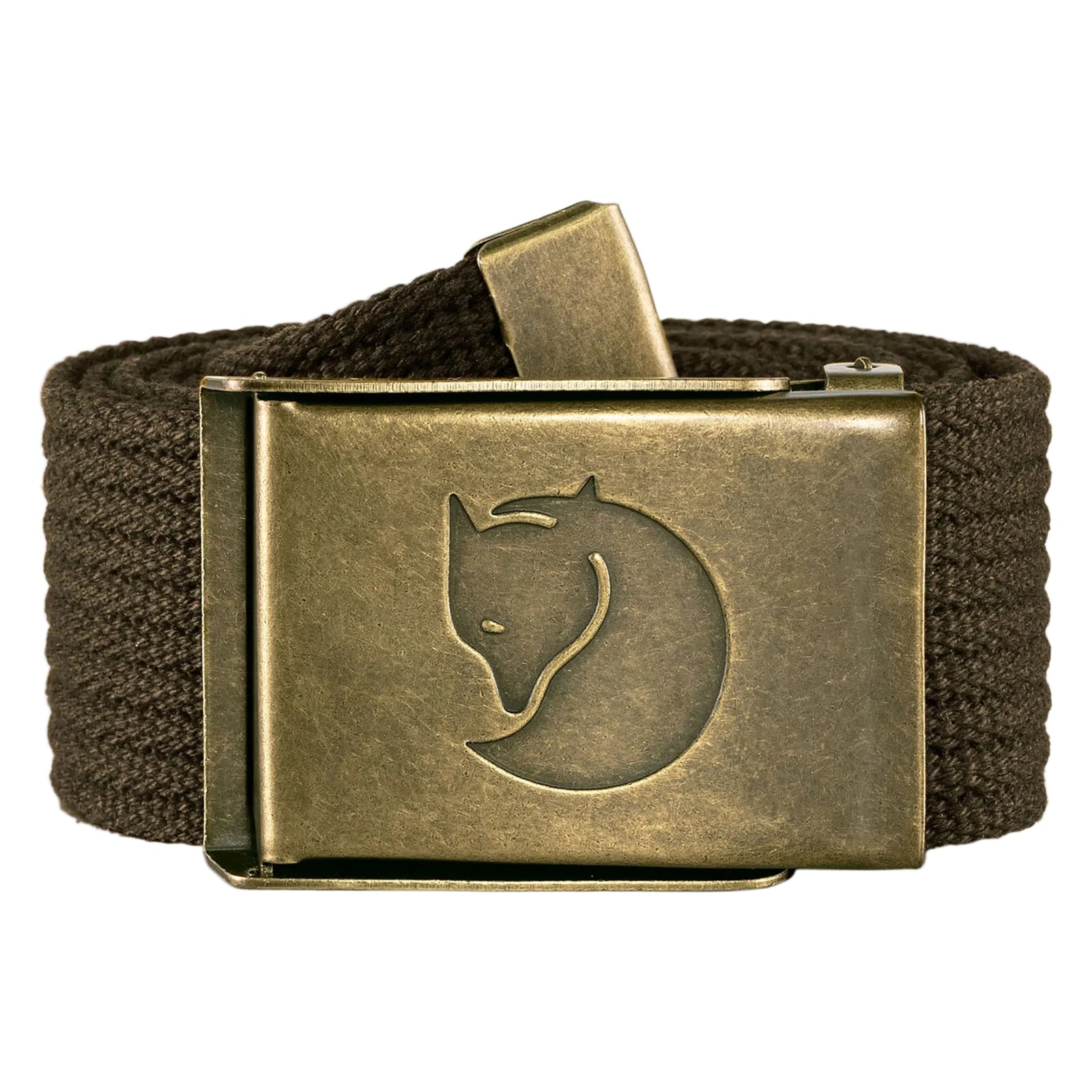 Canvas Brass Belt Fjällräven F77297-633 Belts One Size / Dark Olive