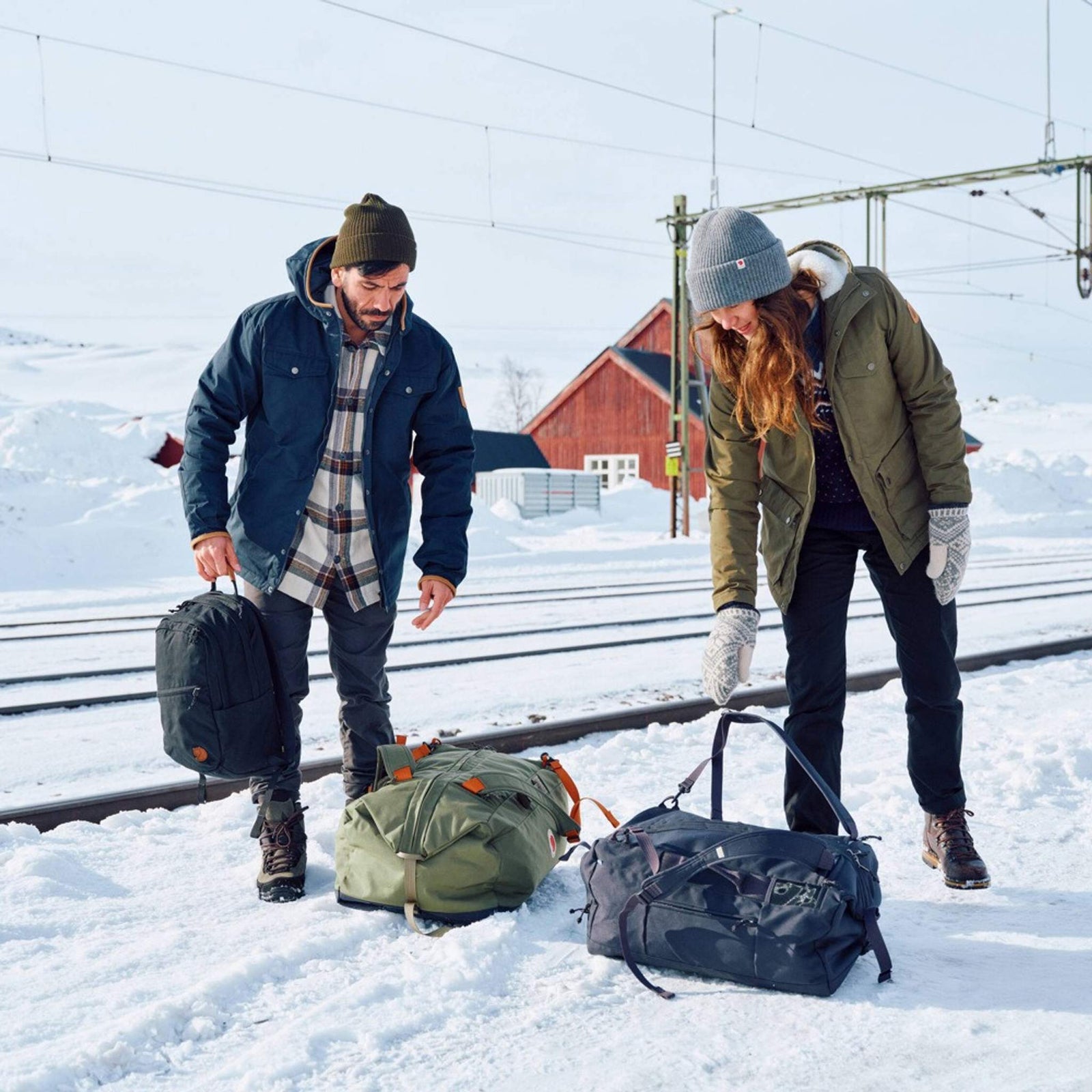 Färden Duffle 80 Fjällräven F23200283 Duffle Bags 80L / Navy
