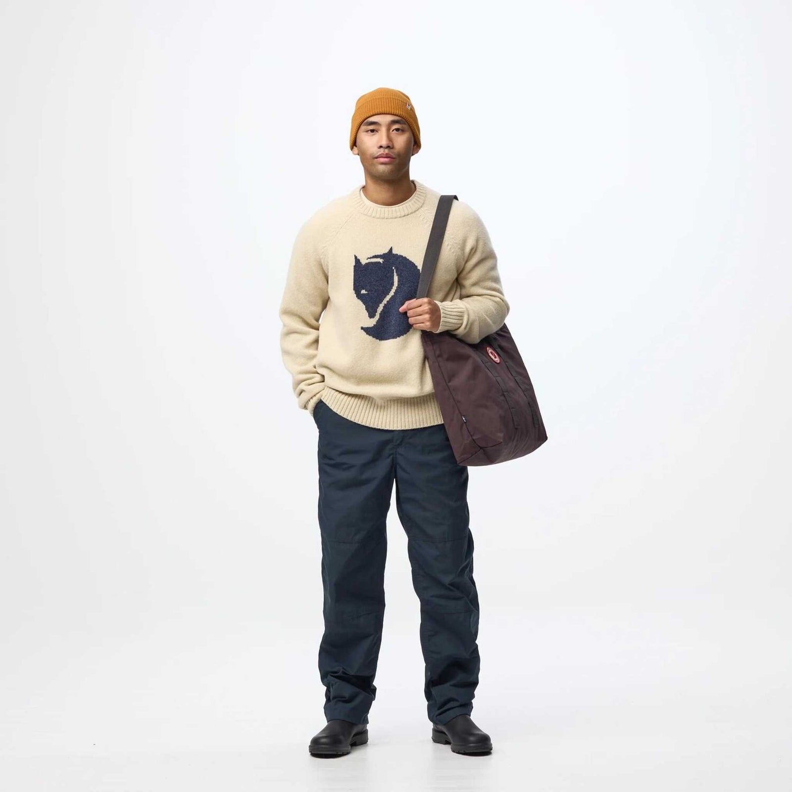 Fjällräven Logo Knit Sweater | Men's