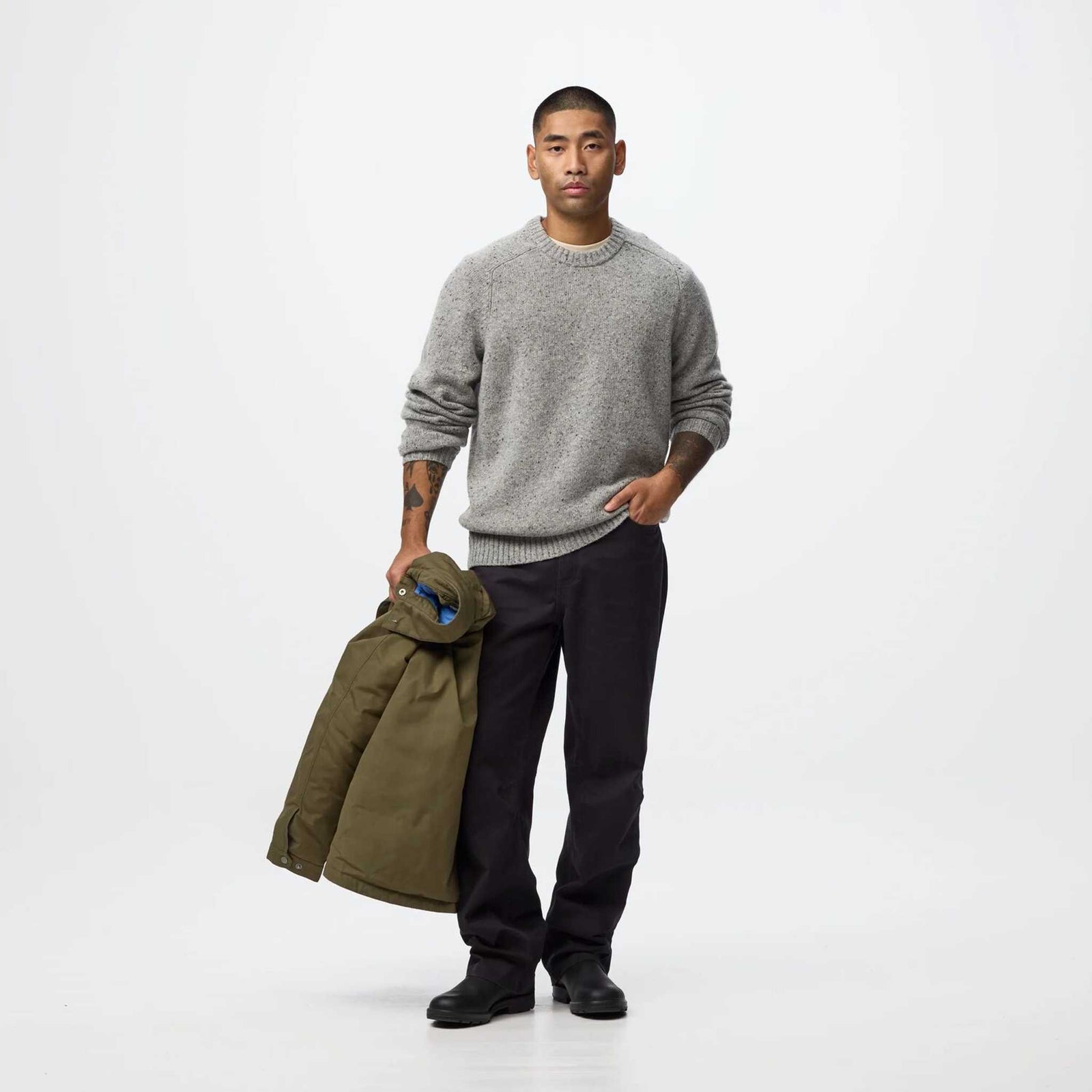 Övik Neps Knit Sweater | Men's