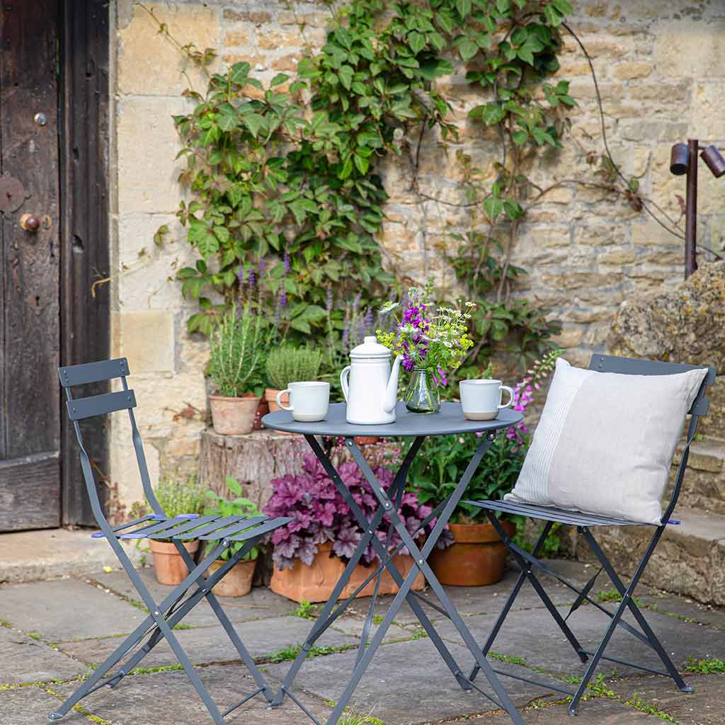 Rive Droite Bistro Set Garden Trading RDCN01 Outdoor Dining Sets Large / Carbon