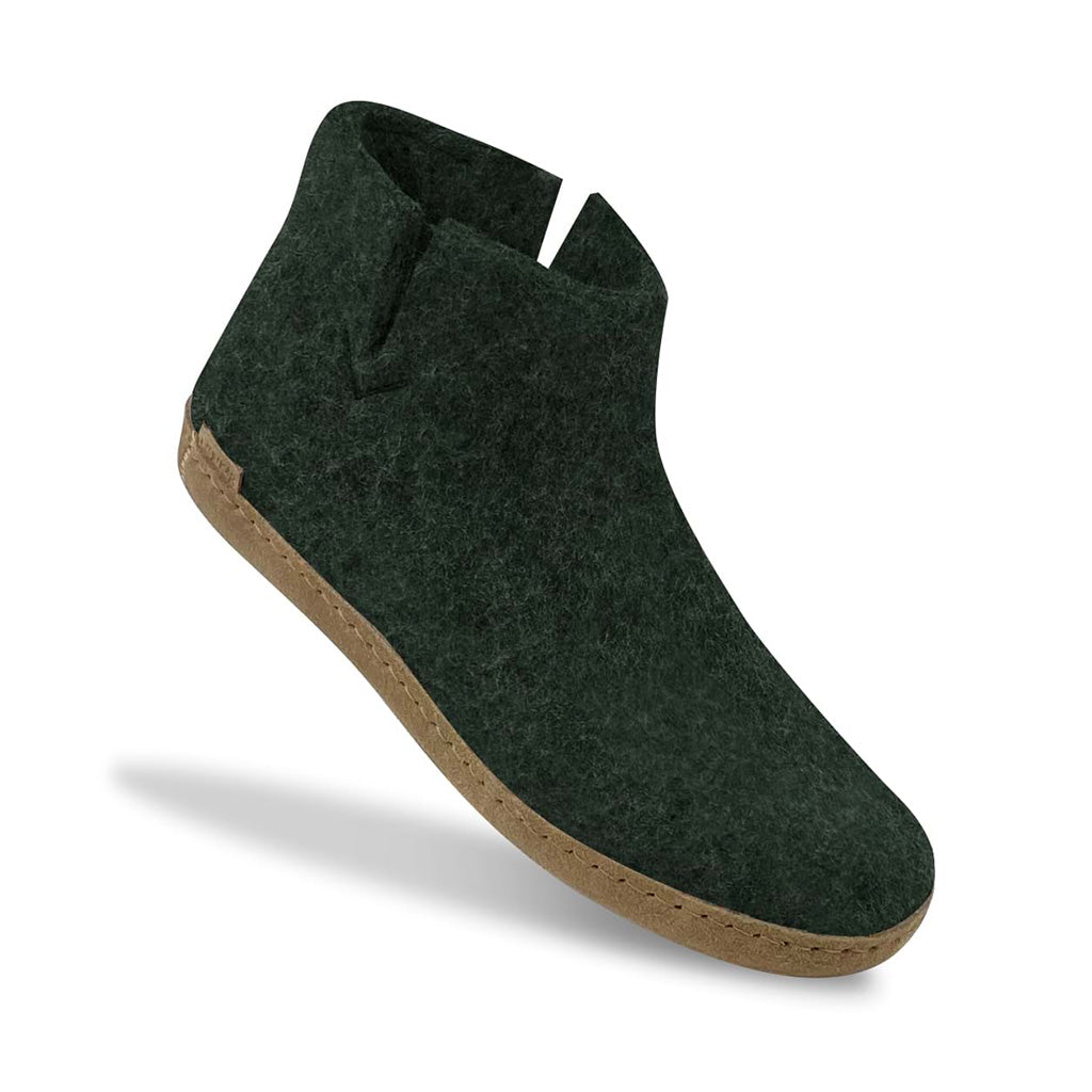 Boot with Leather Sole Glerups Slipper Boots
