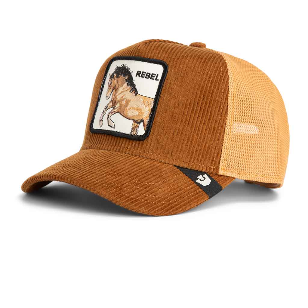 Dapper Rebel Corduroy Trucker Hat Goorin Bros. 101-2859-HEA01 Caps & Hats One Size / Cordury
