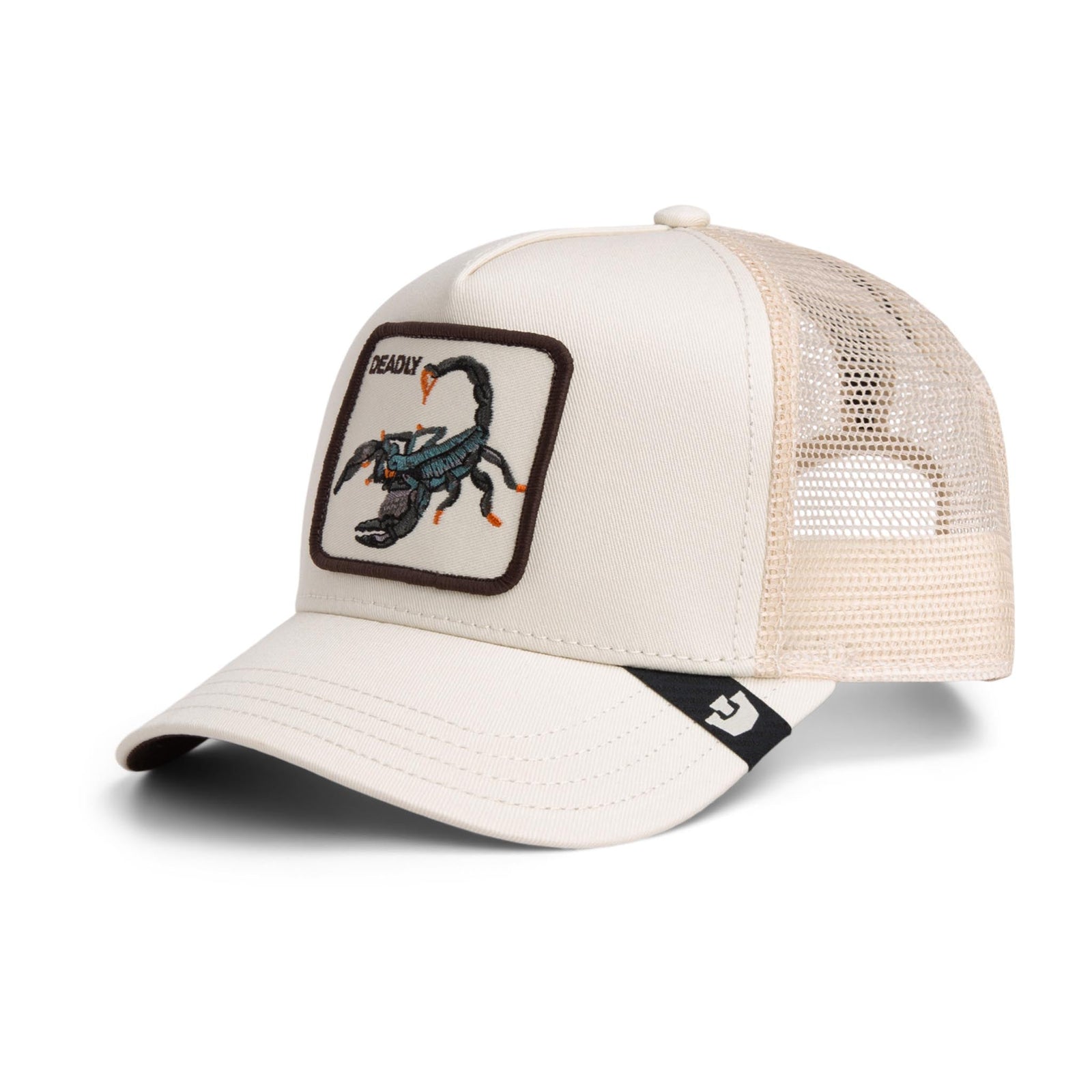 Deadly Scorpion Trucker Hat Goorin Bros. 101-3001-CHA01-O/S Caps & Hats One Size / Chalk