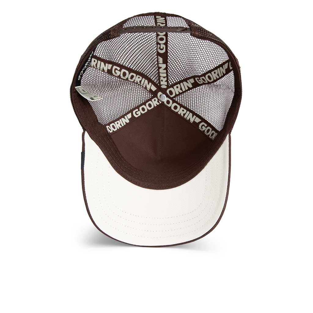 The Cancelled Skull Trucker Hat Goorin Bros. 101-2392-GRO01 Caps & Hats One Size / Ground