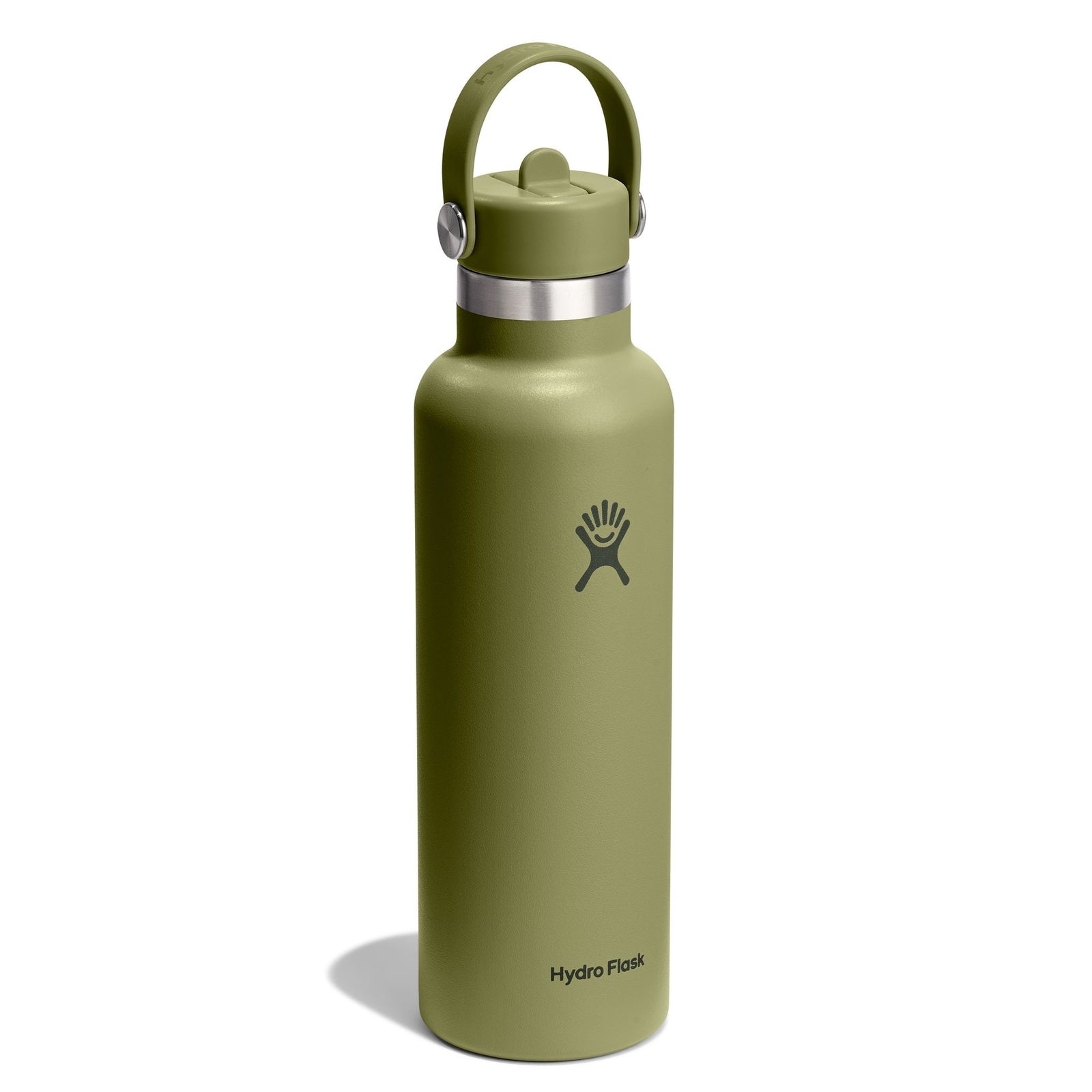 21 oz Standard Mouth w/ Flex Straw Cap Hydro Flask S21CFS346 Water Bottles 21 oz / Palmer Green