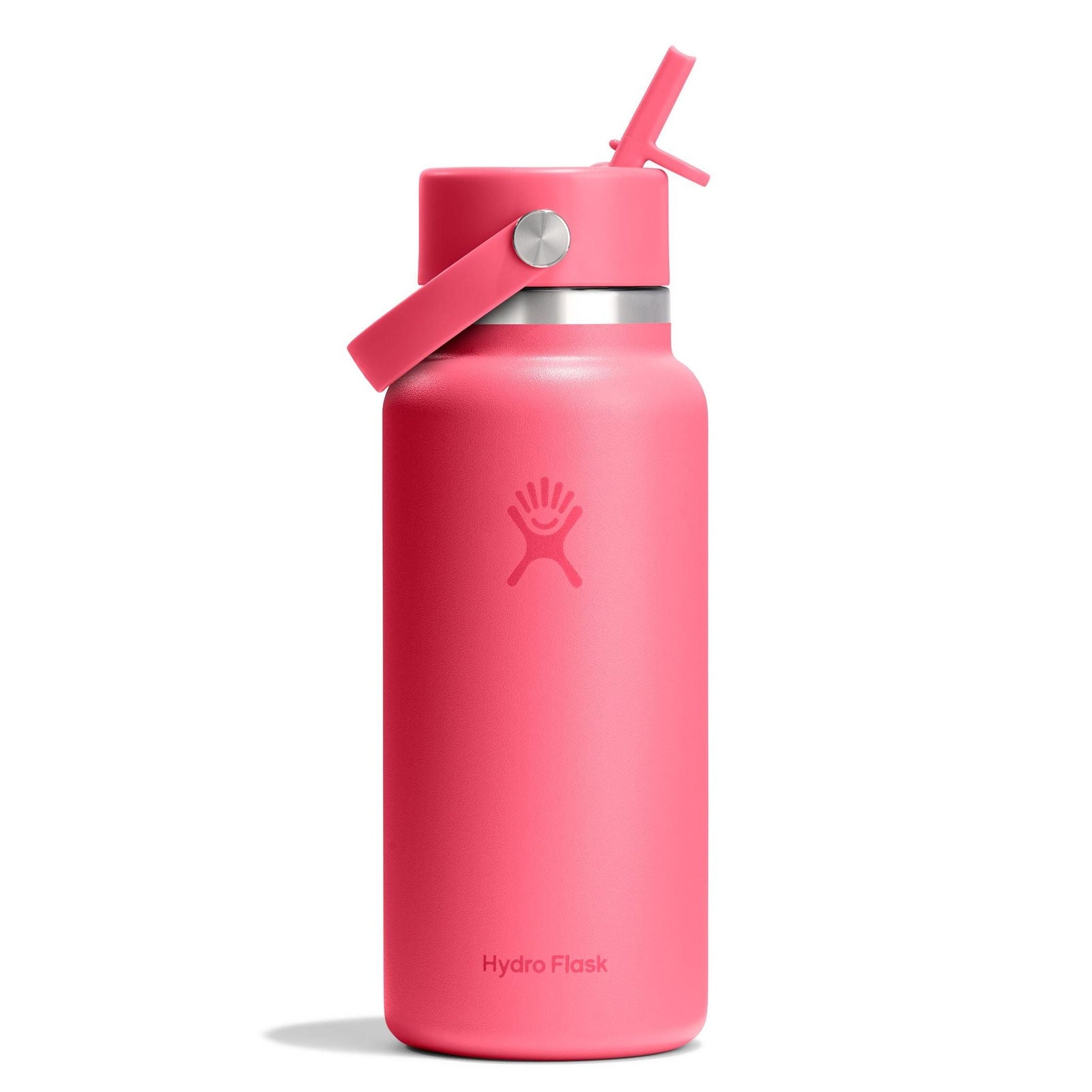 32 oz Wide Mouth w/ Flex Straw Cap Hydro Flask W32CFS668 Water Bottles 32 oz / Popstar Pink