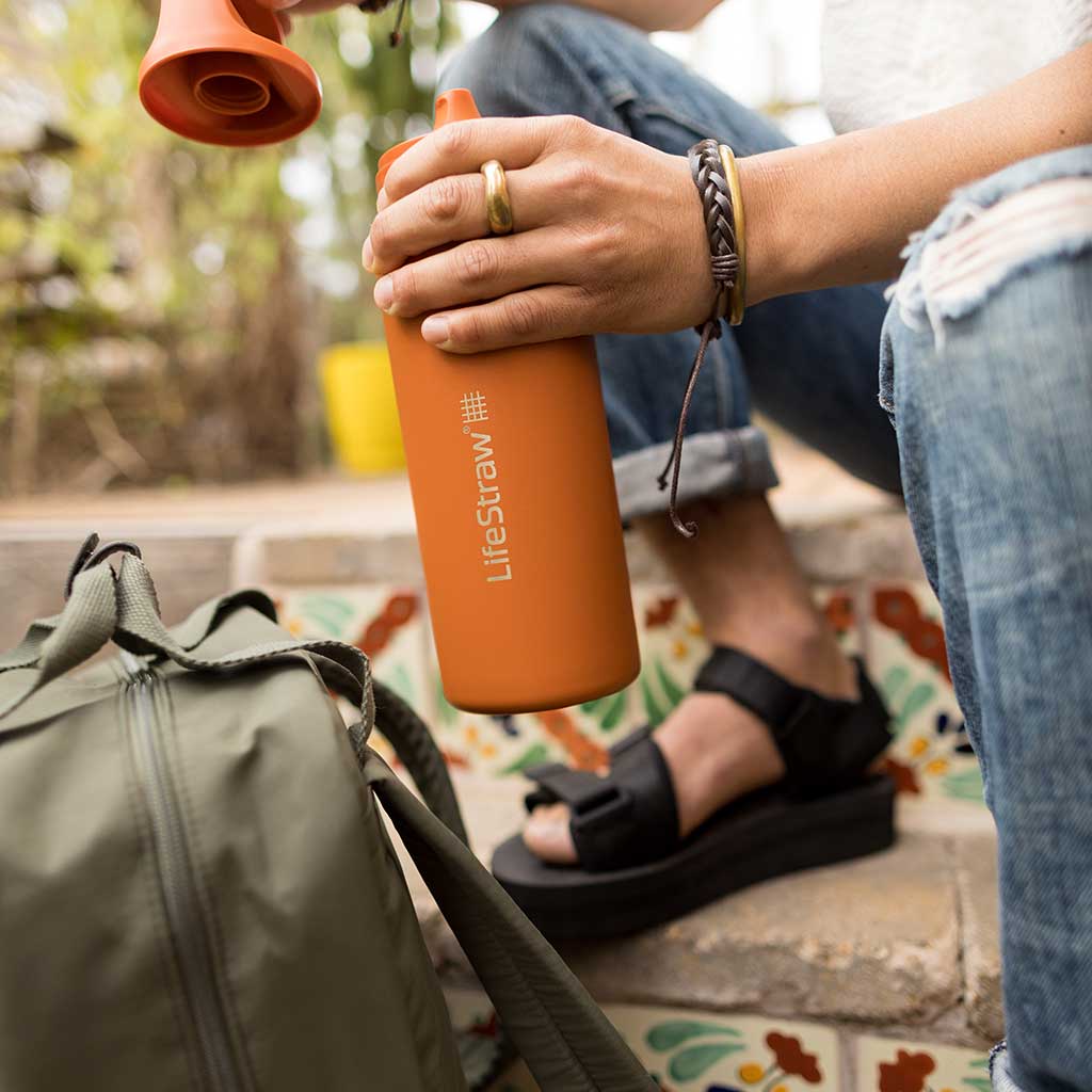 Lifestraw Go 700ml | Stainless Steel LifeStraw LSLGV42SBKWW Water Filters 700 ml / Black