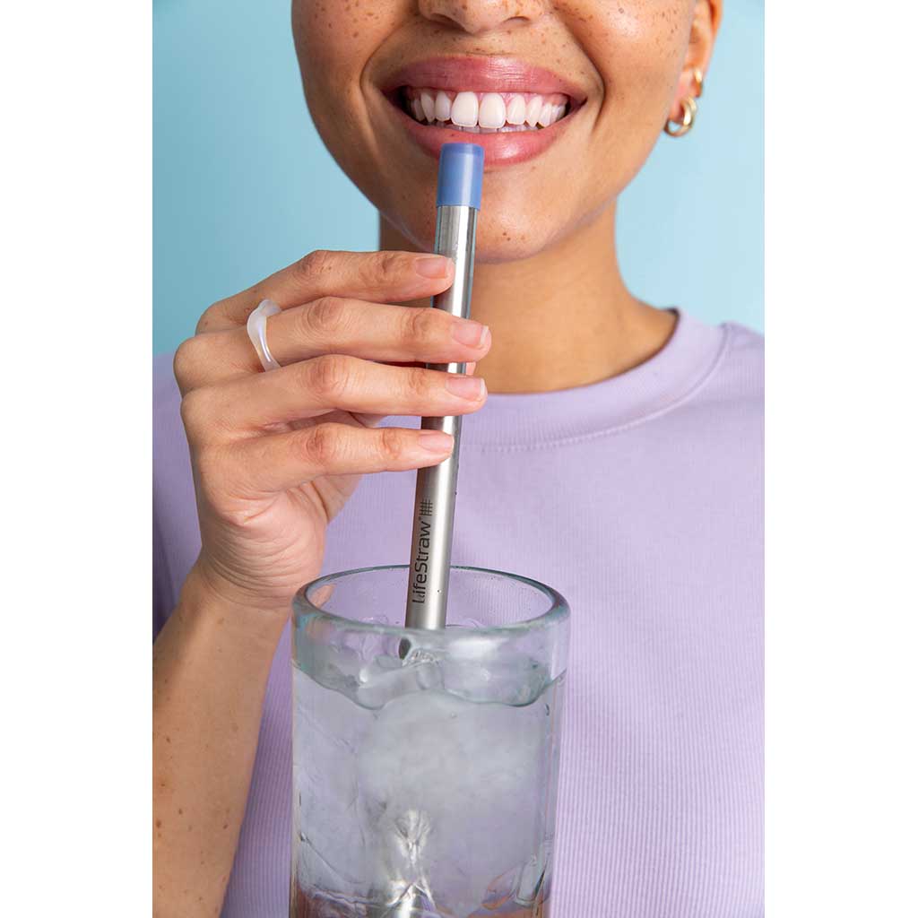 LifeStraw SIP with Carry Case LifeStraw LSSIP1LTWW Water Filters One Size / Laguna Teal