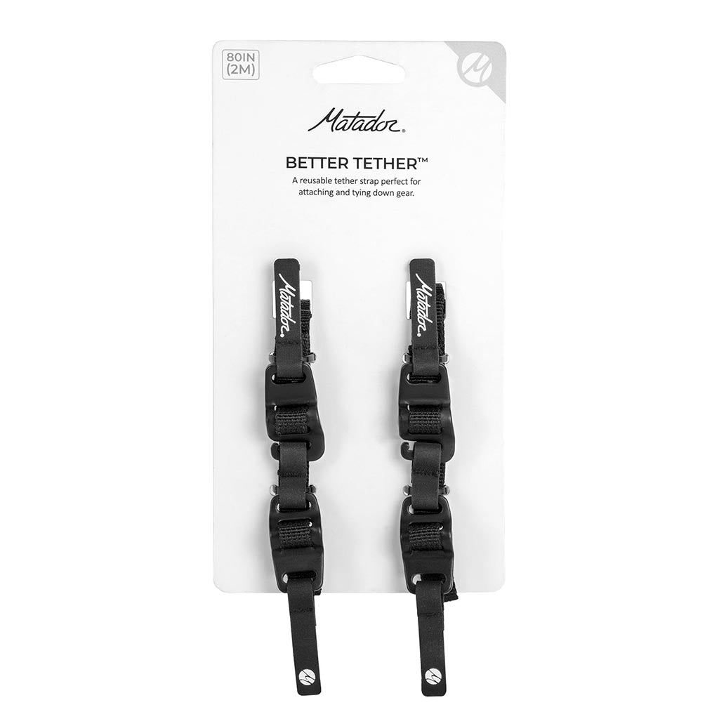 Better Tether Gear Straps 2-Pack Matador MATTH2M2001G Travel Accessories One Size / Charcoal