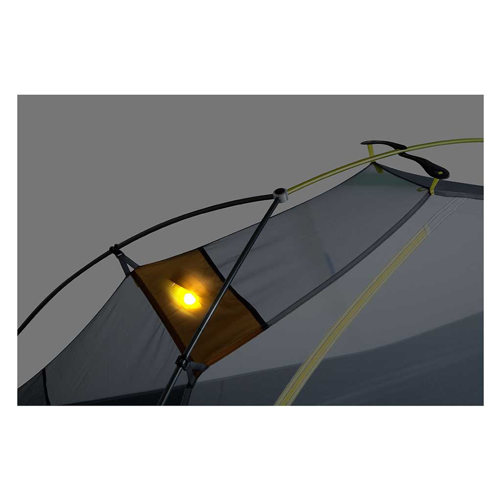 Hornet OSMO Ultralight Backpacking Tent 1P | 2025 NEMO Equipment 811666036704 Tents 1P / Birch Bud / Goodnight Grey
