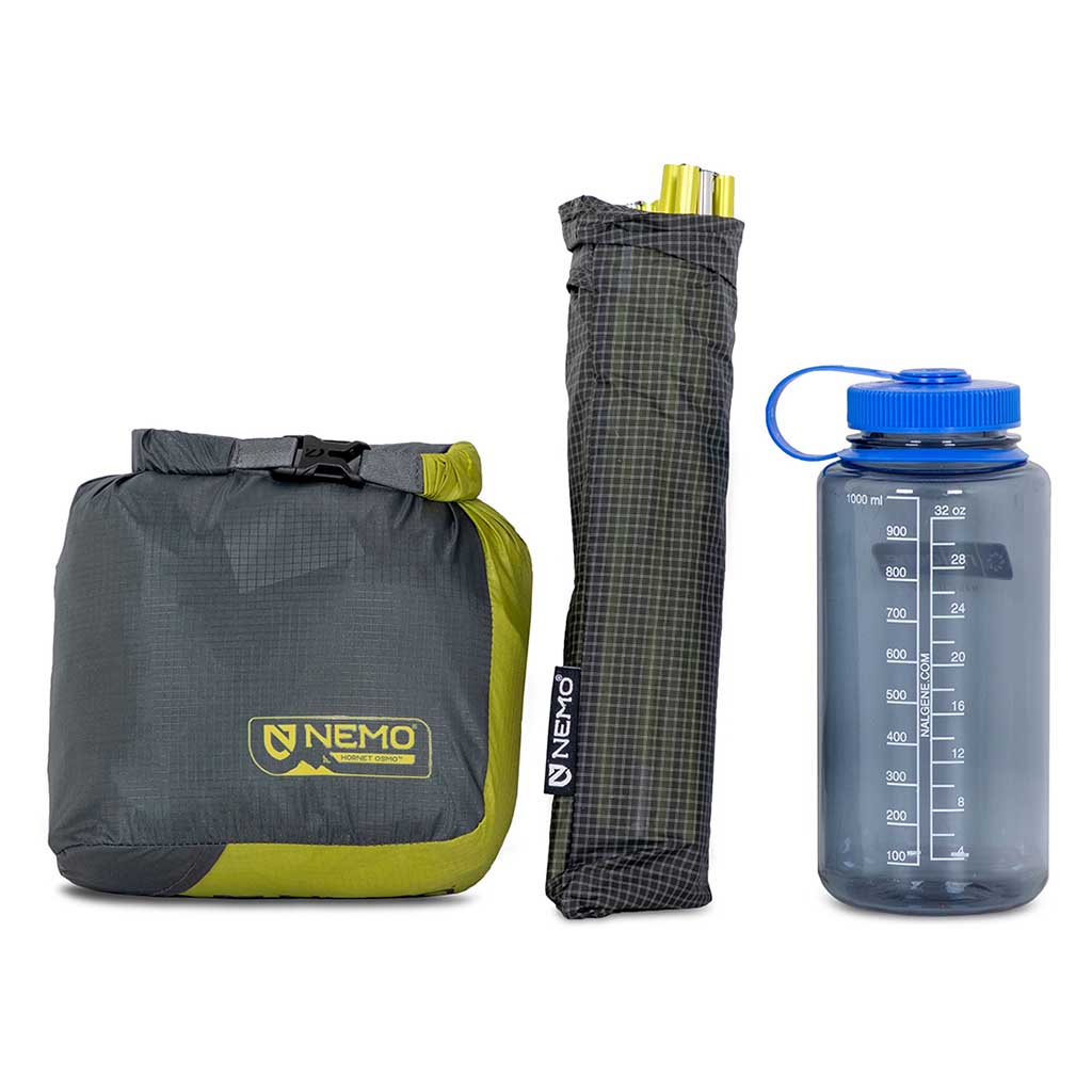 Hornet OSMO Ultralight Backpacking Tent 2P | 2025 NEMO Equipment 811666036711 Tents 2P / Birch Bud / Goodnight Grey